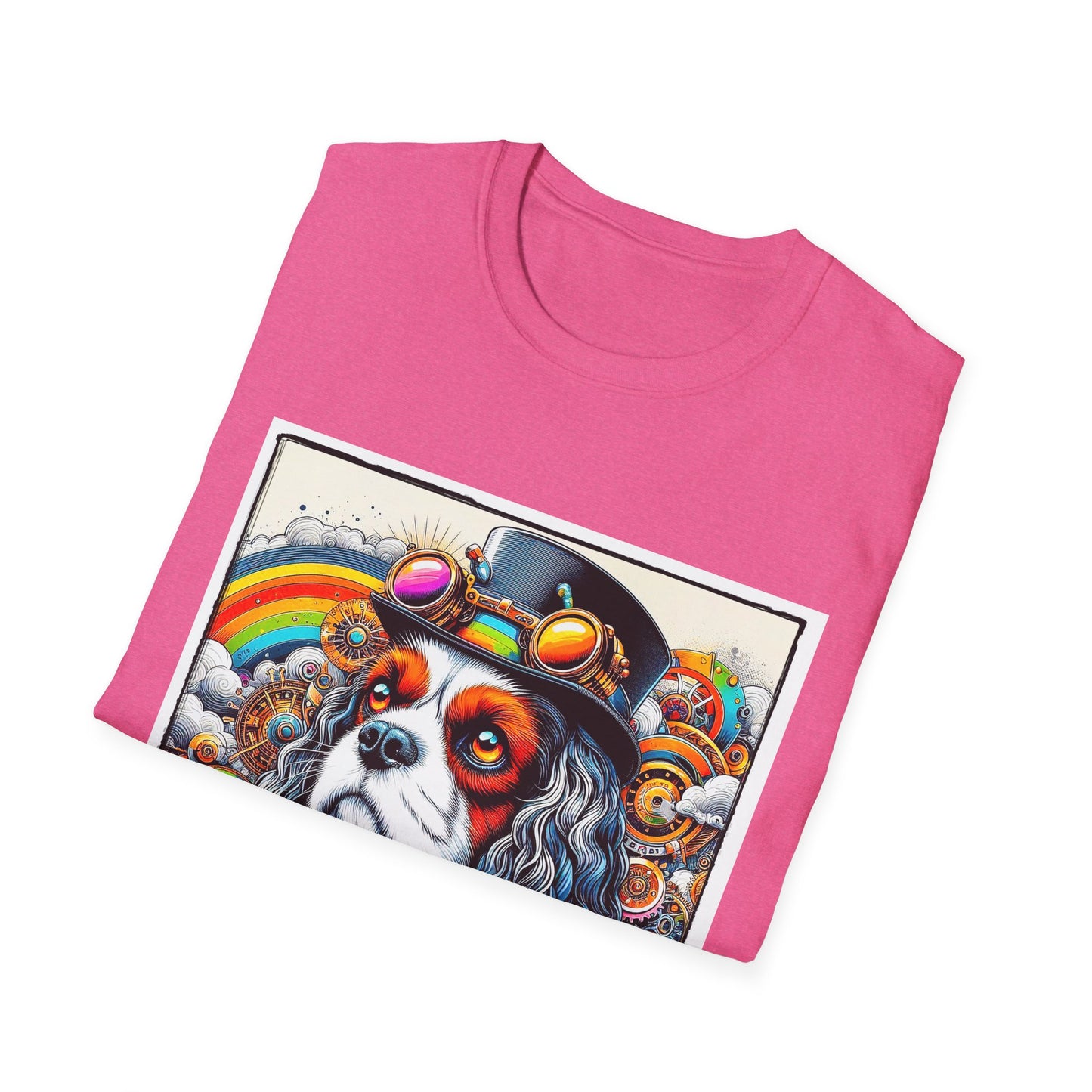 Cavalier King Charles Spaniel Colorful Steampunk TShirt