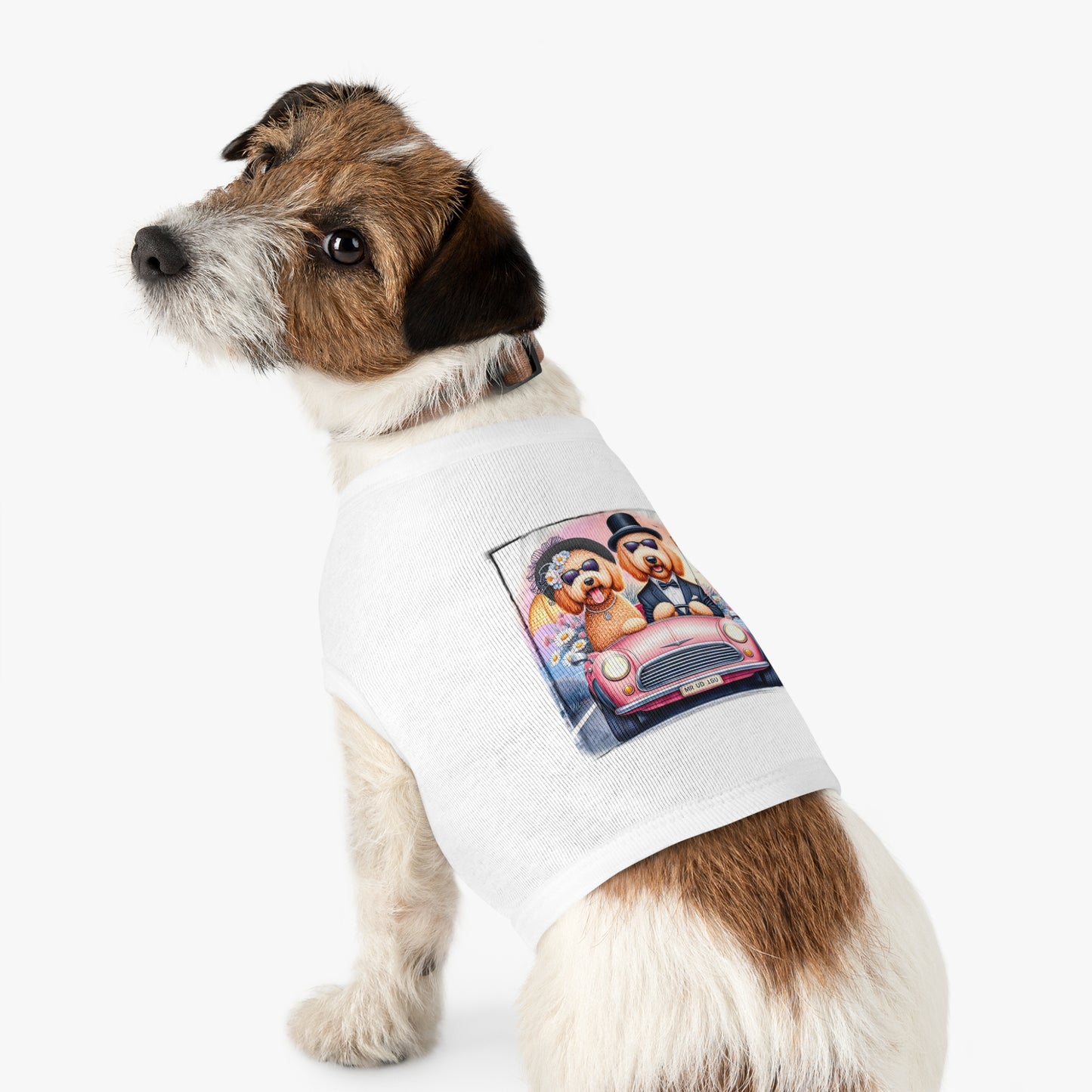 Wacky Pet Tank Golden Doodle wacky couple Pets Printify