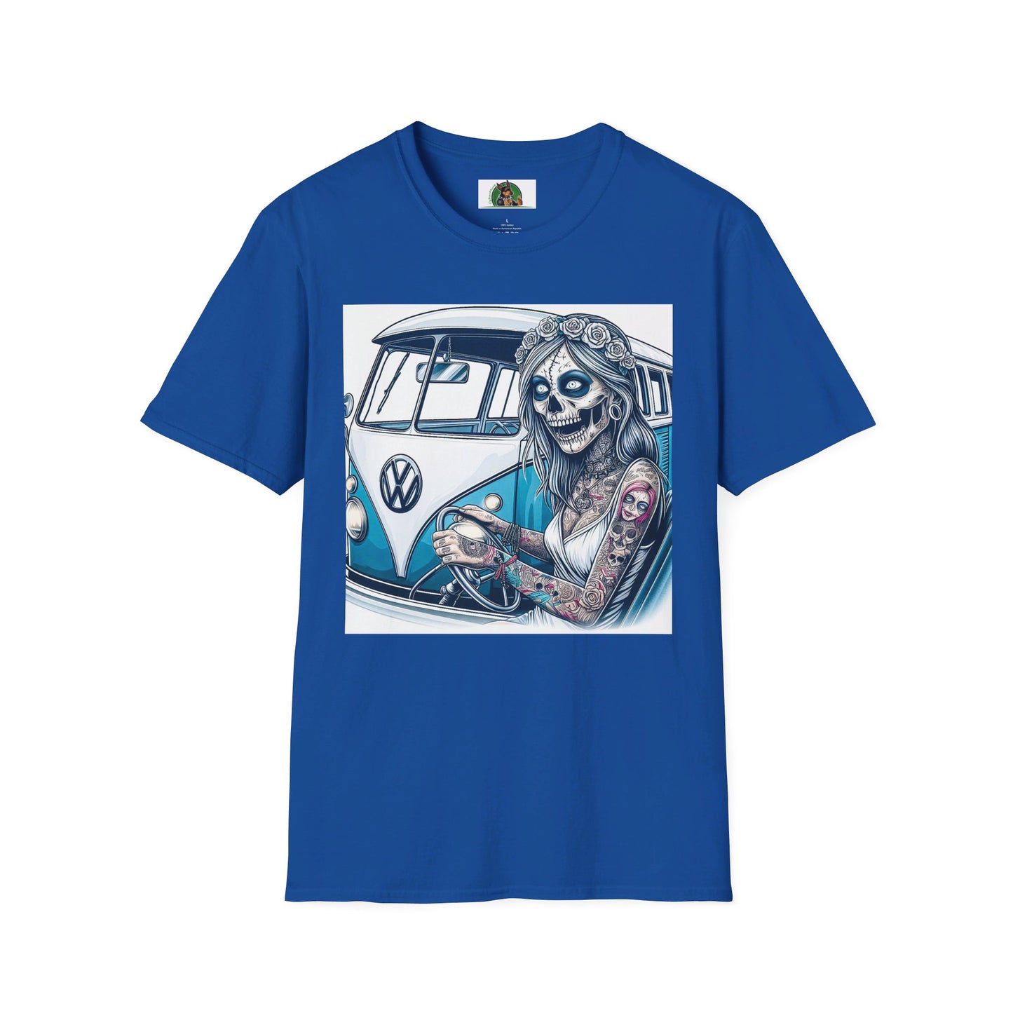 Zombie Girl T-Shirt Printify S Royal