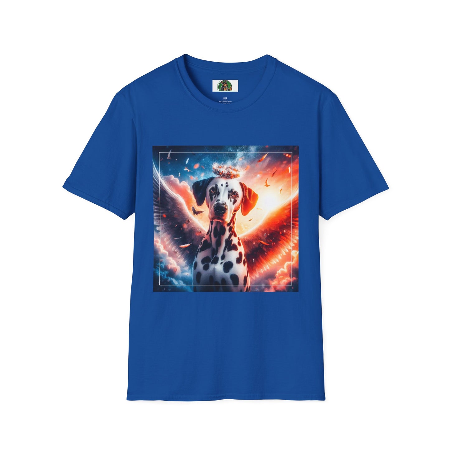 Dalmatian heavenly angel t shirt T-Shirt Printify XS Royal