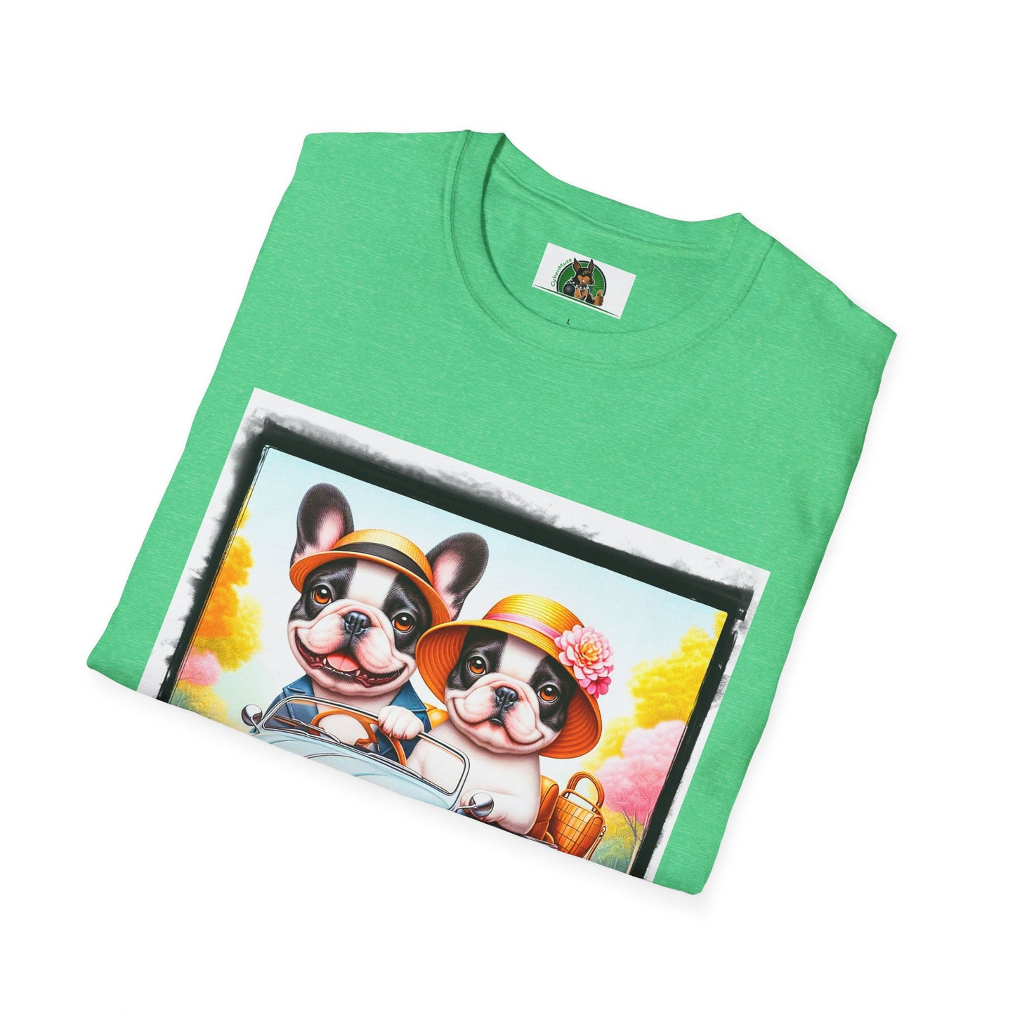Wacky French Bulldog T-Shirt Printify