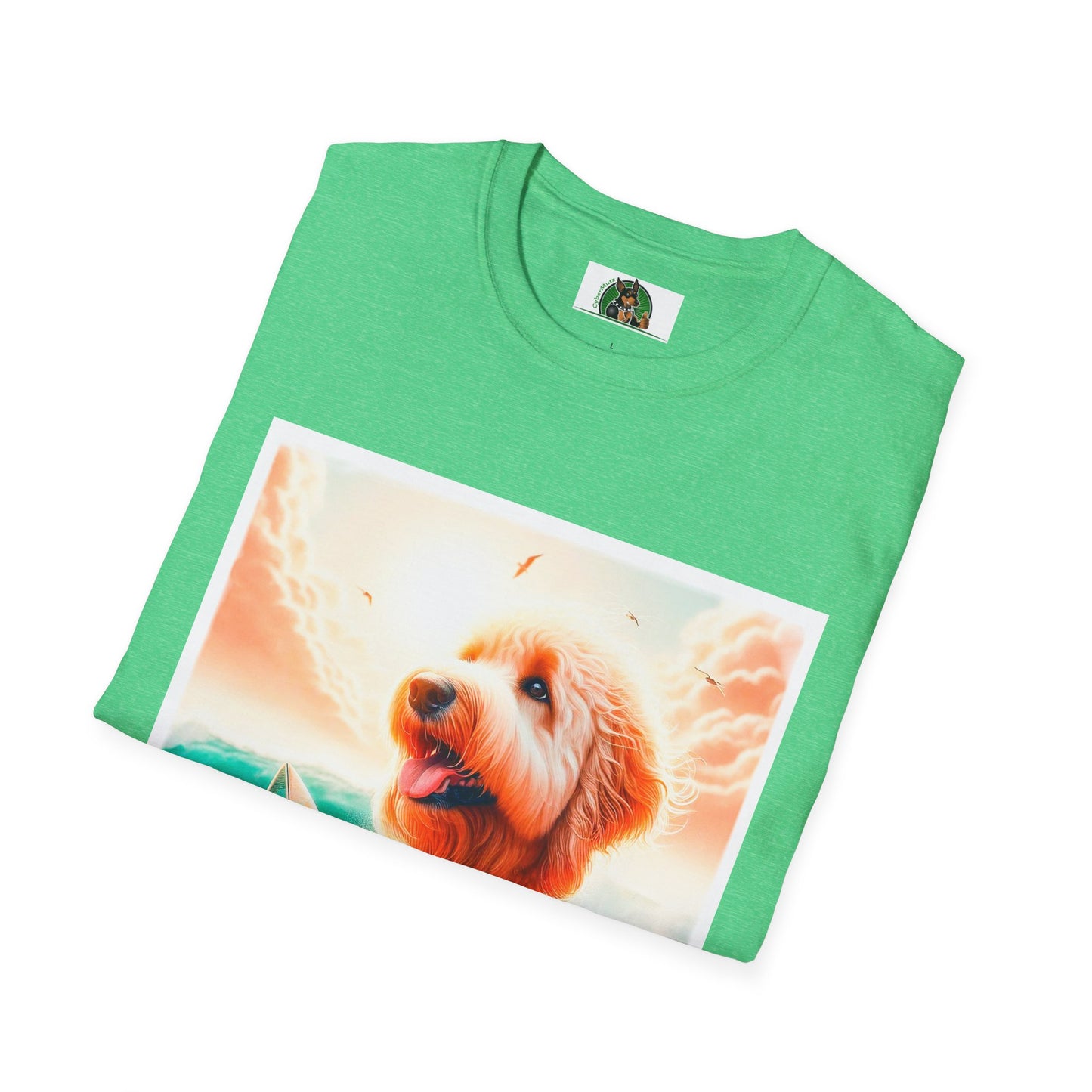 Golden Doodle pretty surfer shirt