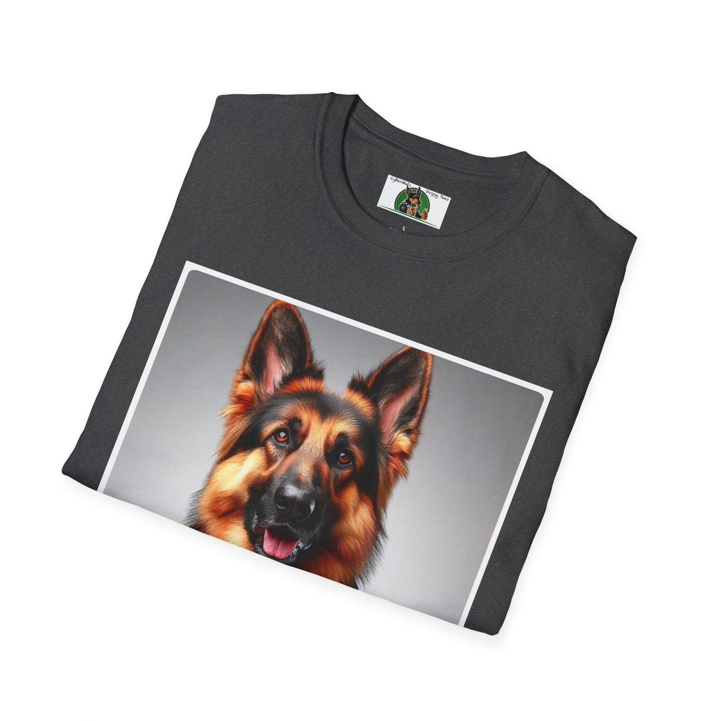 German Shepherd Dog "My Alter Ego Dog" Unisex Softstyle T-Shirt T-Shirt Printify