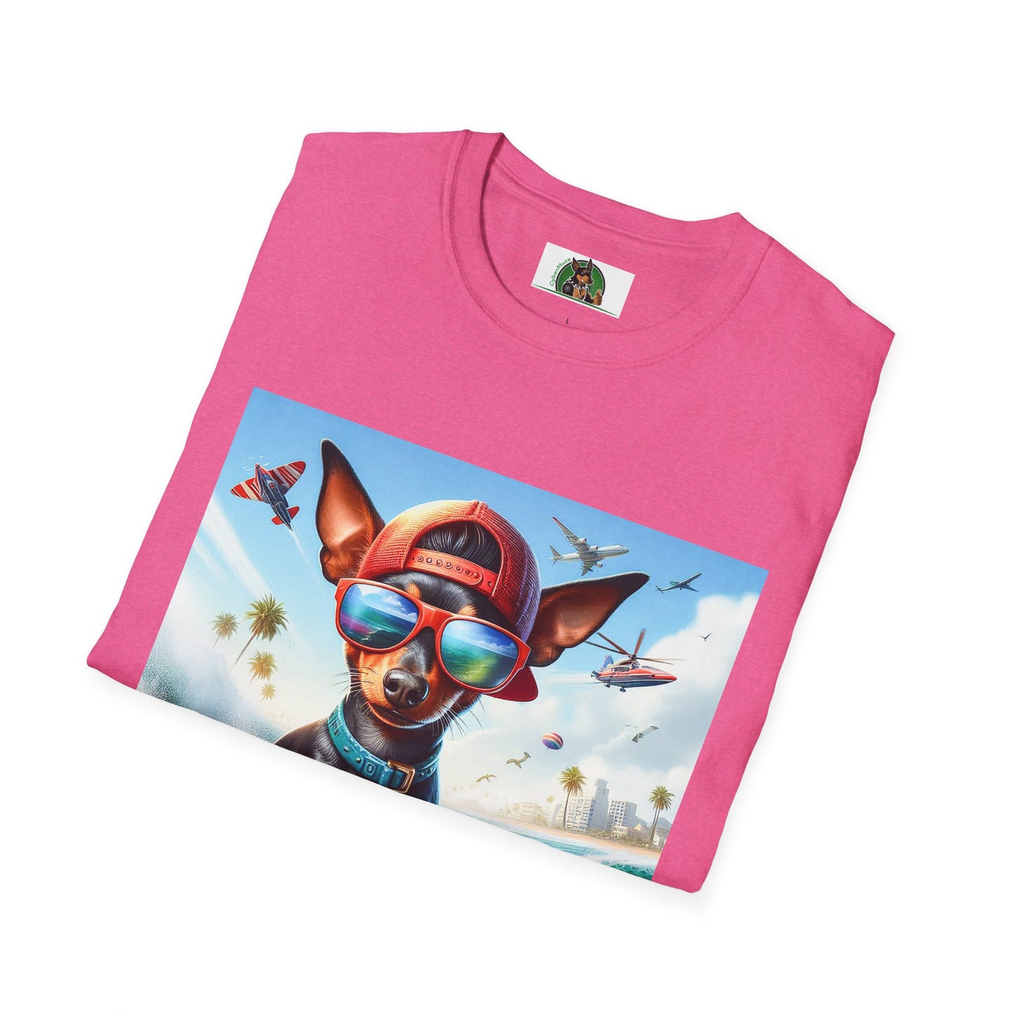 Min Pin T-Shirt tiny surfer