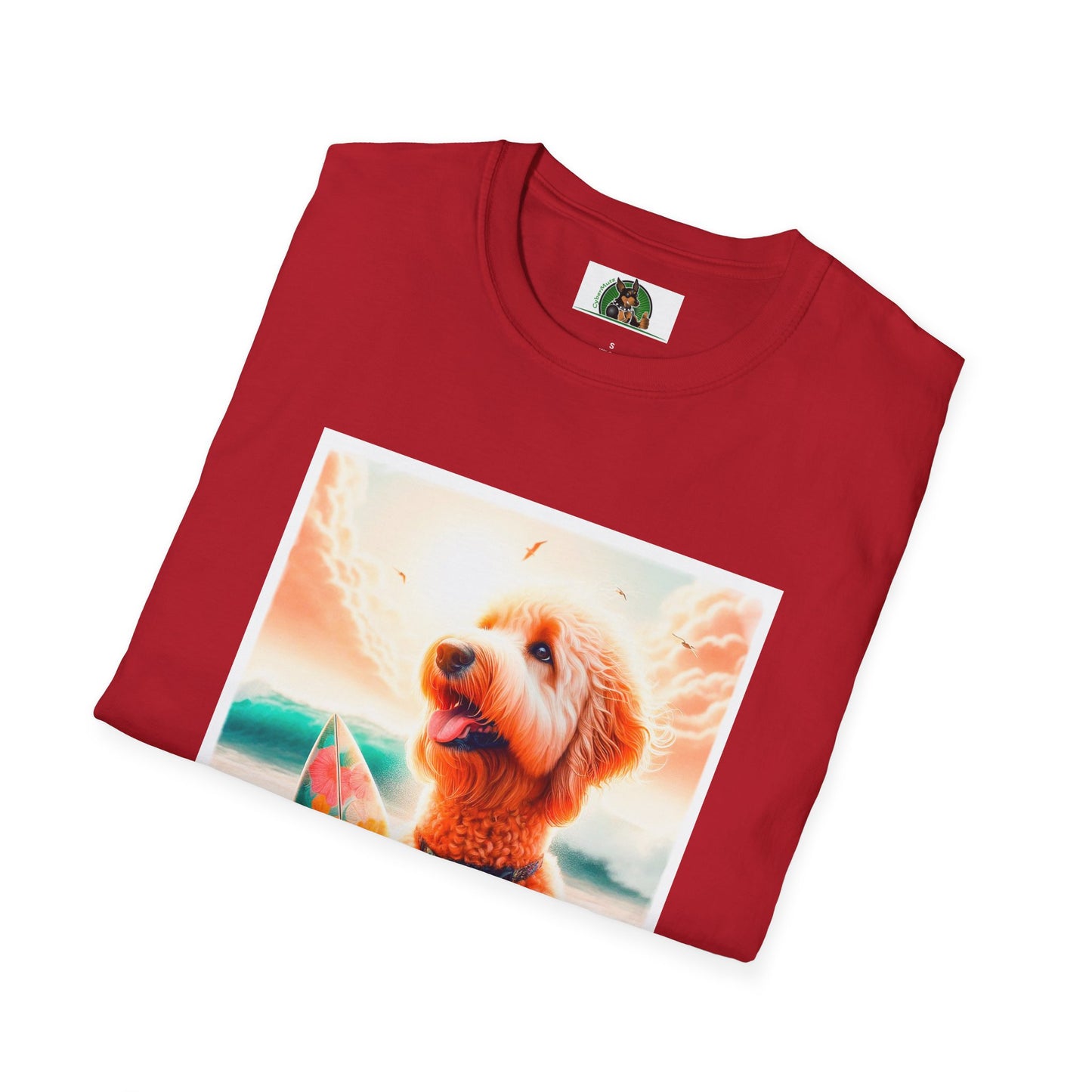 Golden Doodle pretty surfer shirt