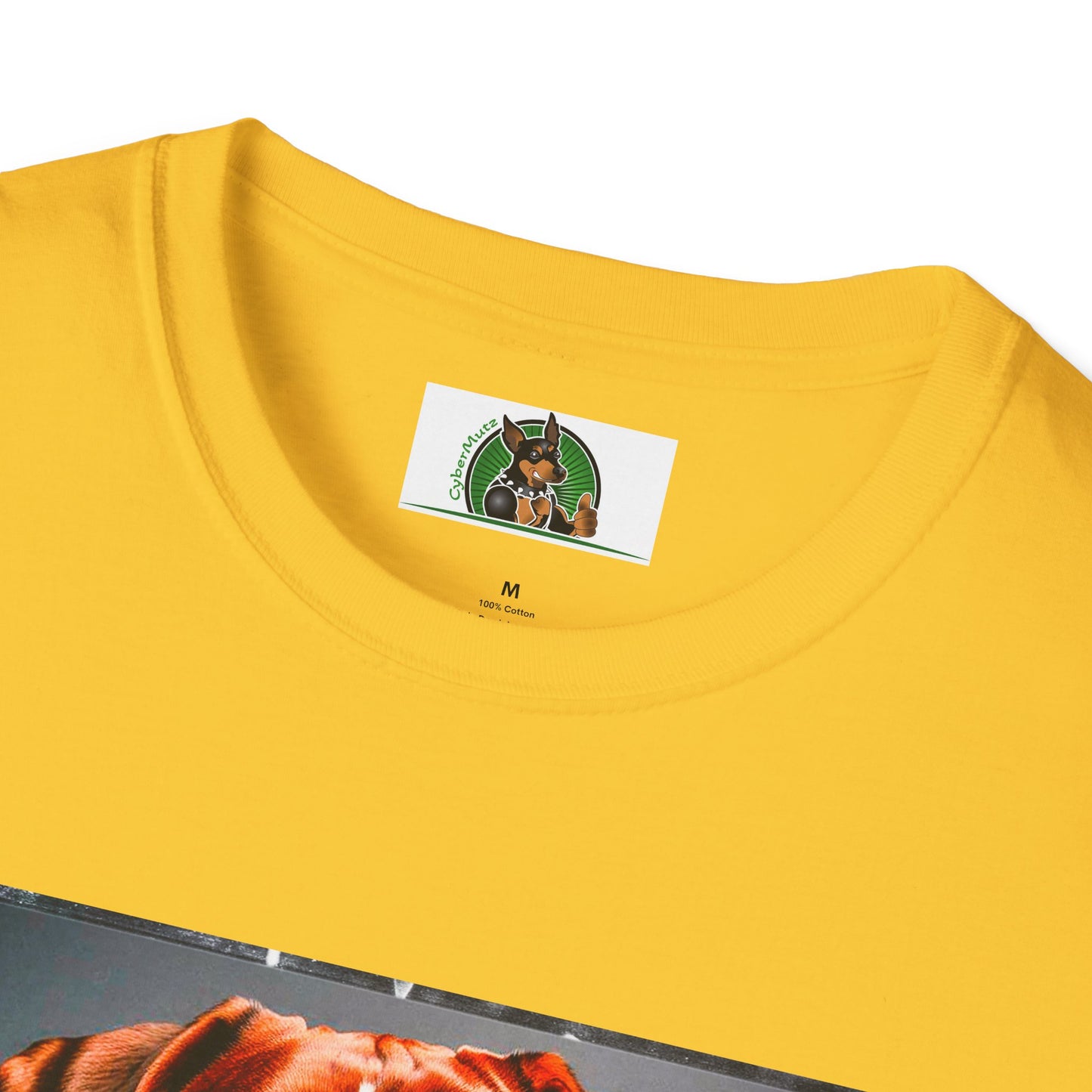 Boxer Dog Wearing Suit TShirt T-Shirt Printify