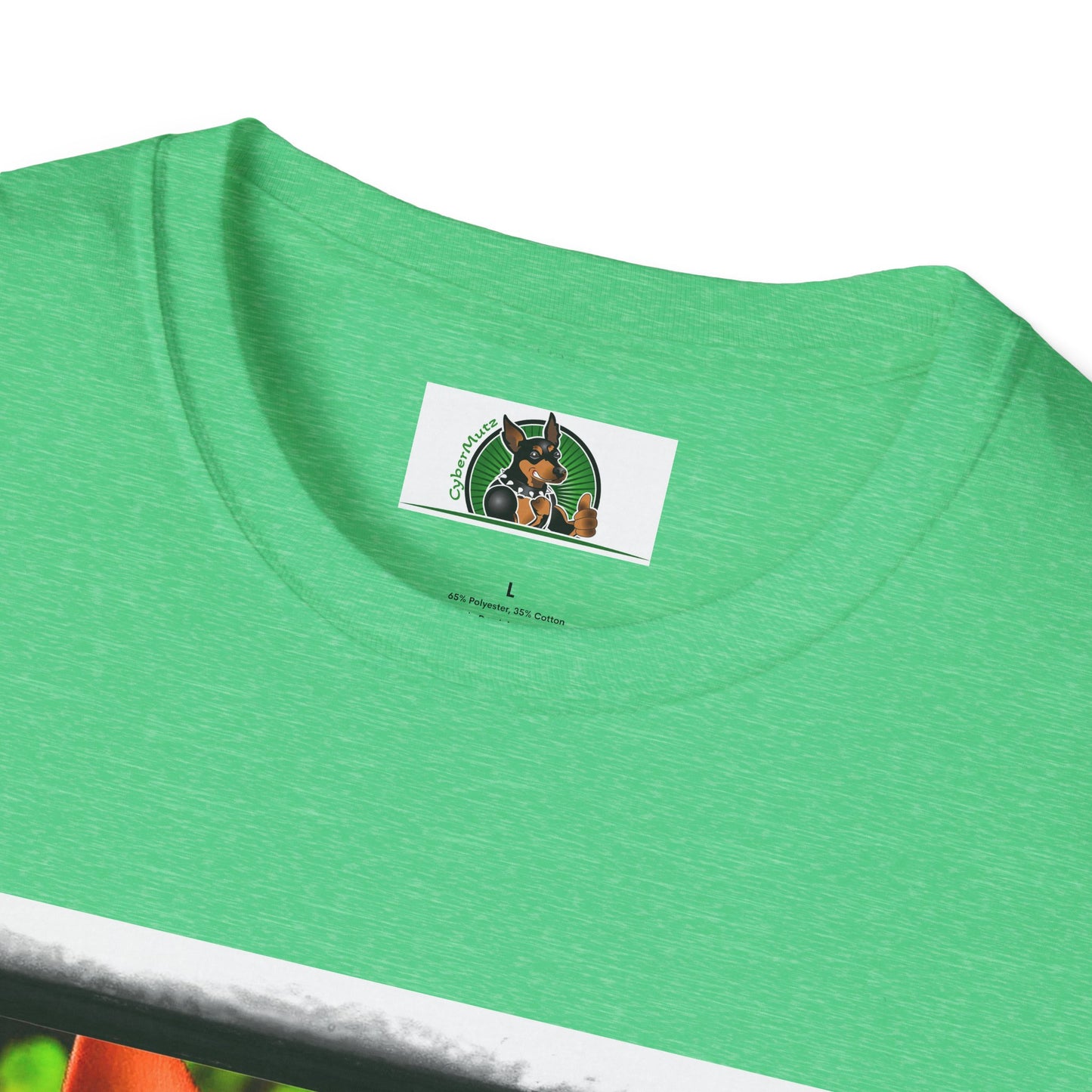 Min Pin T-Shirt 70s hippie T-Shirt Printify