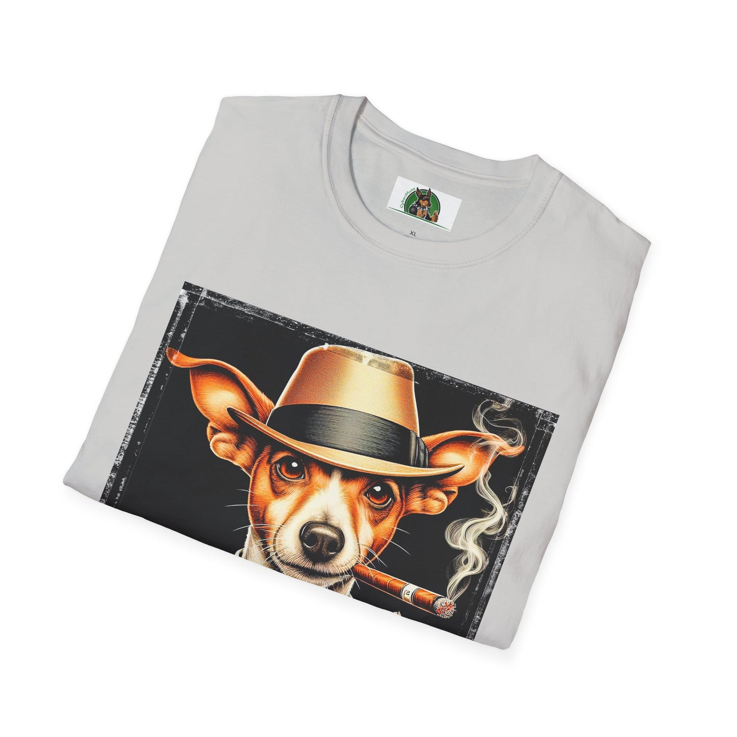 Rat Terrier T-Shirt cigars and whiskey