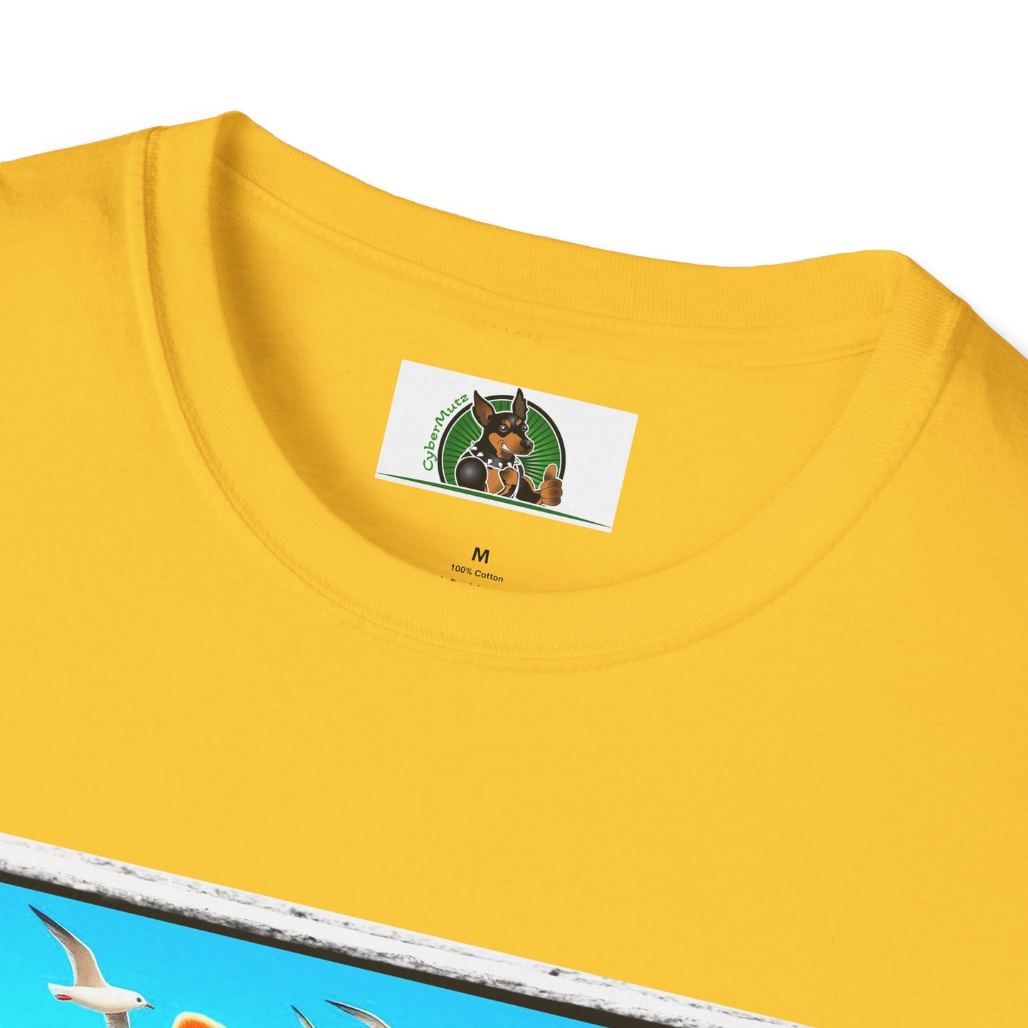 Yorkie blue waves shirt