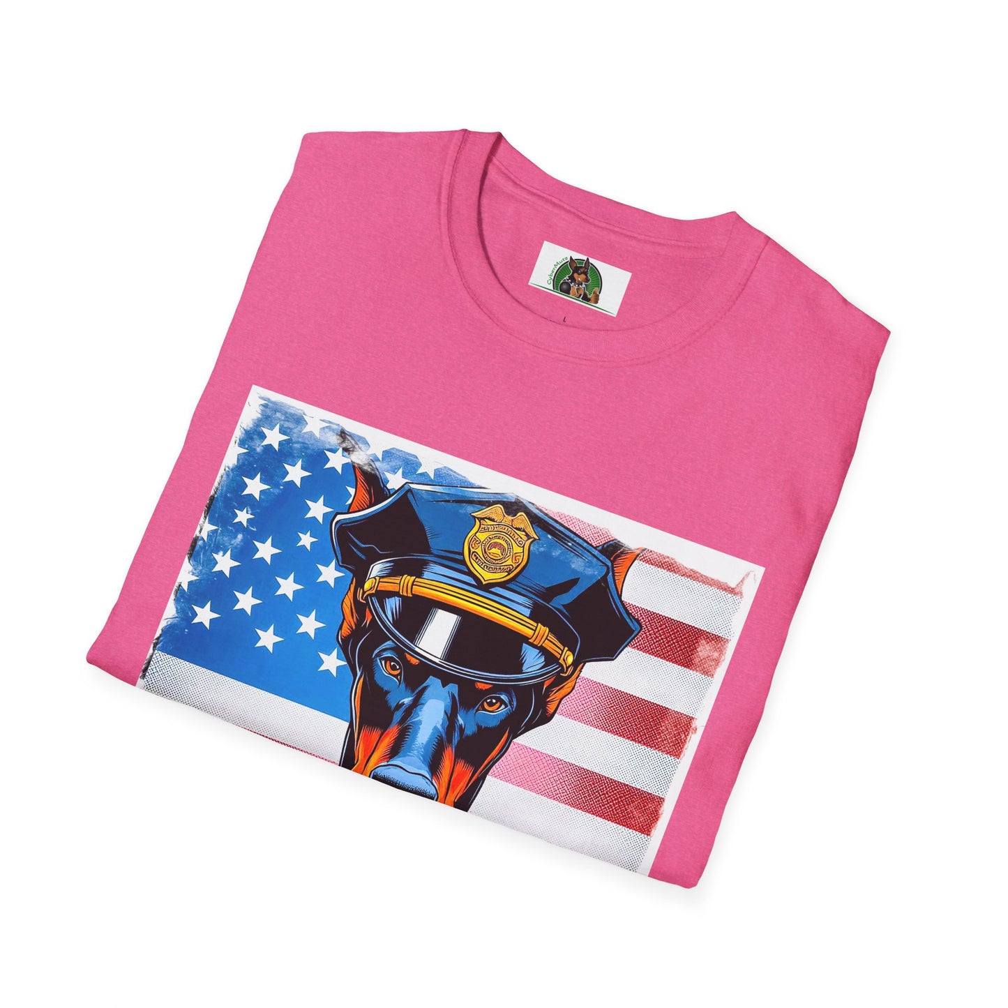 Doberman policeman t shirt