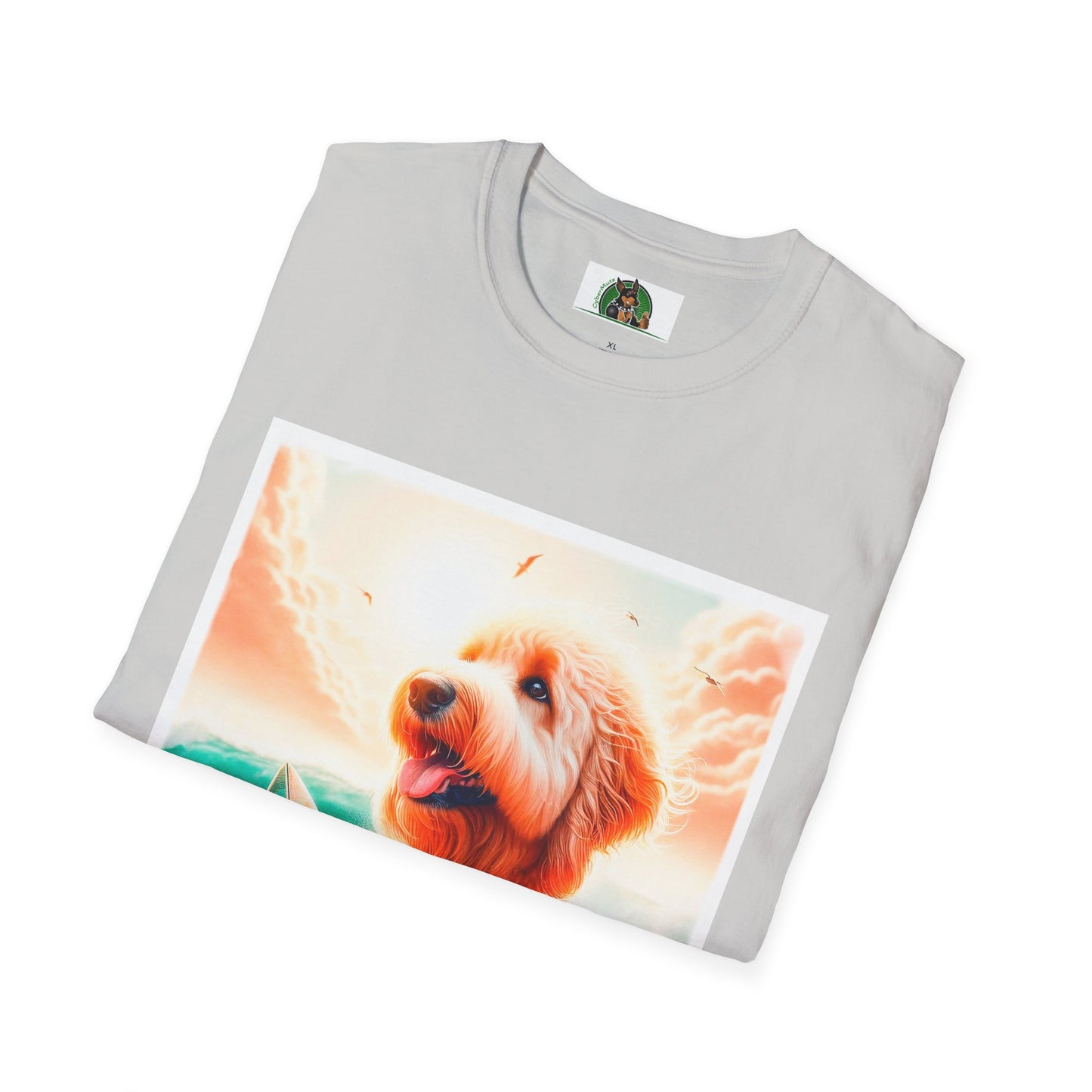 Golden Doodle pretty surfer shirt