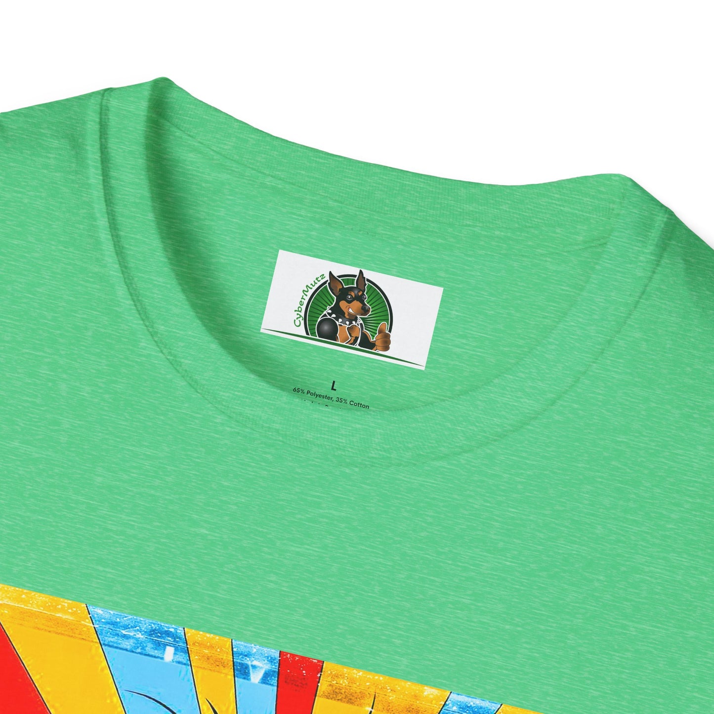 Basset Hound Bright Pop Art Pic T-Shirt Printify