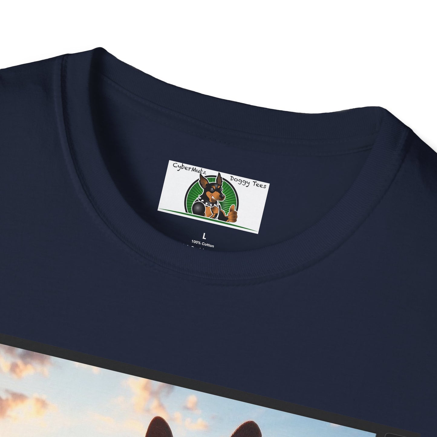 German Shepherd Dog Photographer Unisex Softstyle T-Shirt T-Shirt Printify