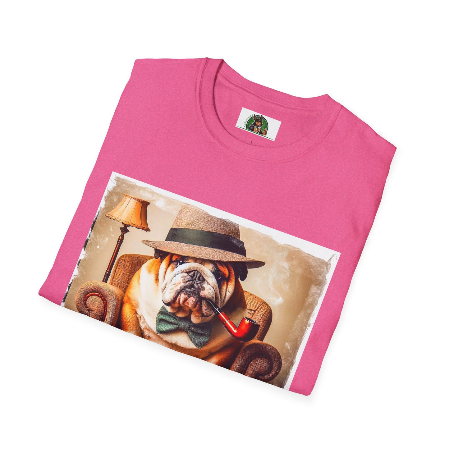 Bulldog smoking t shirt