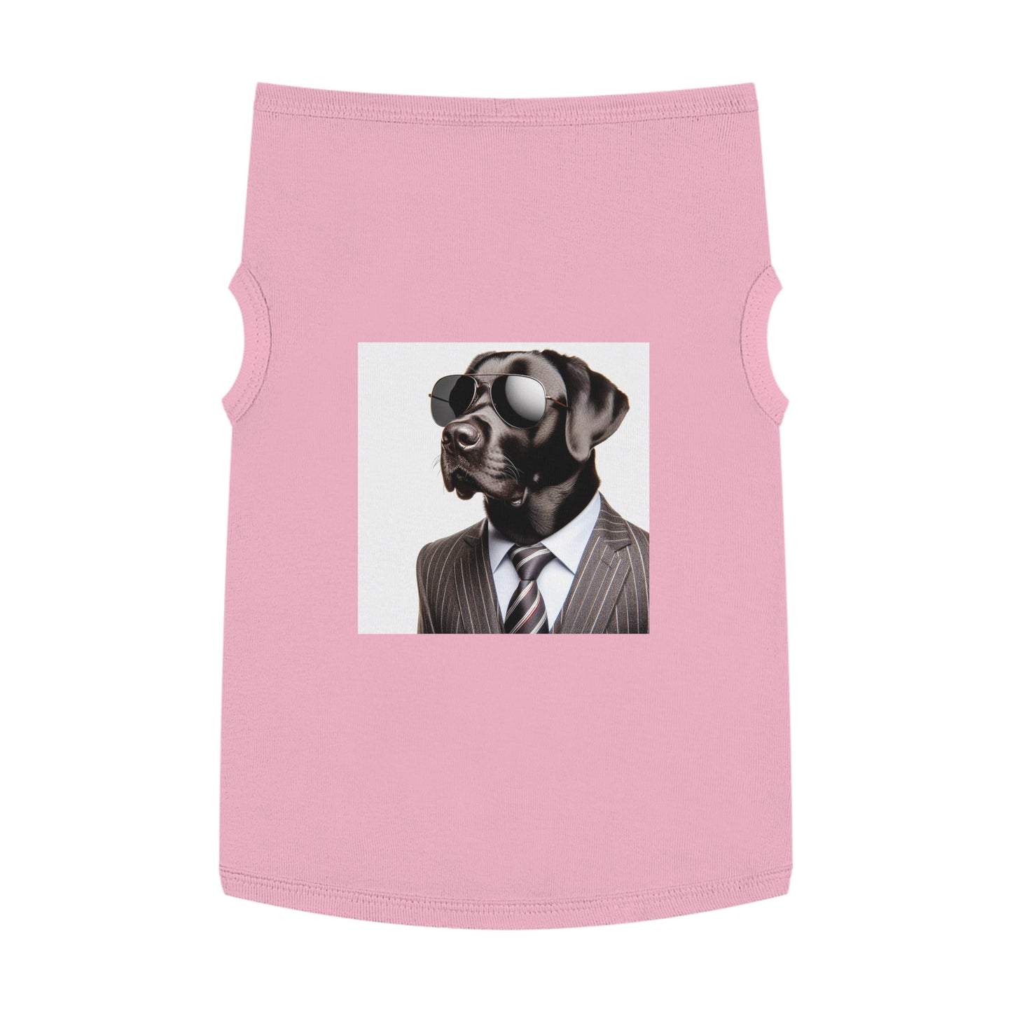 Labrador Retriever serious professional shirt Pets Printify XL Pink