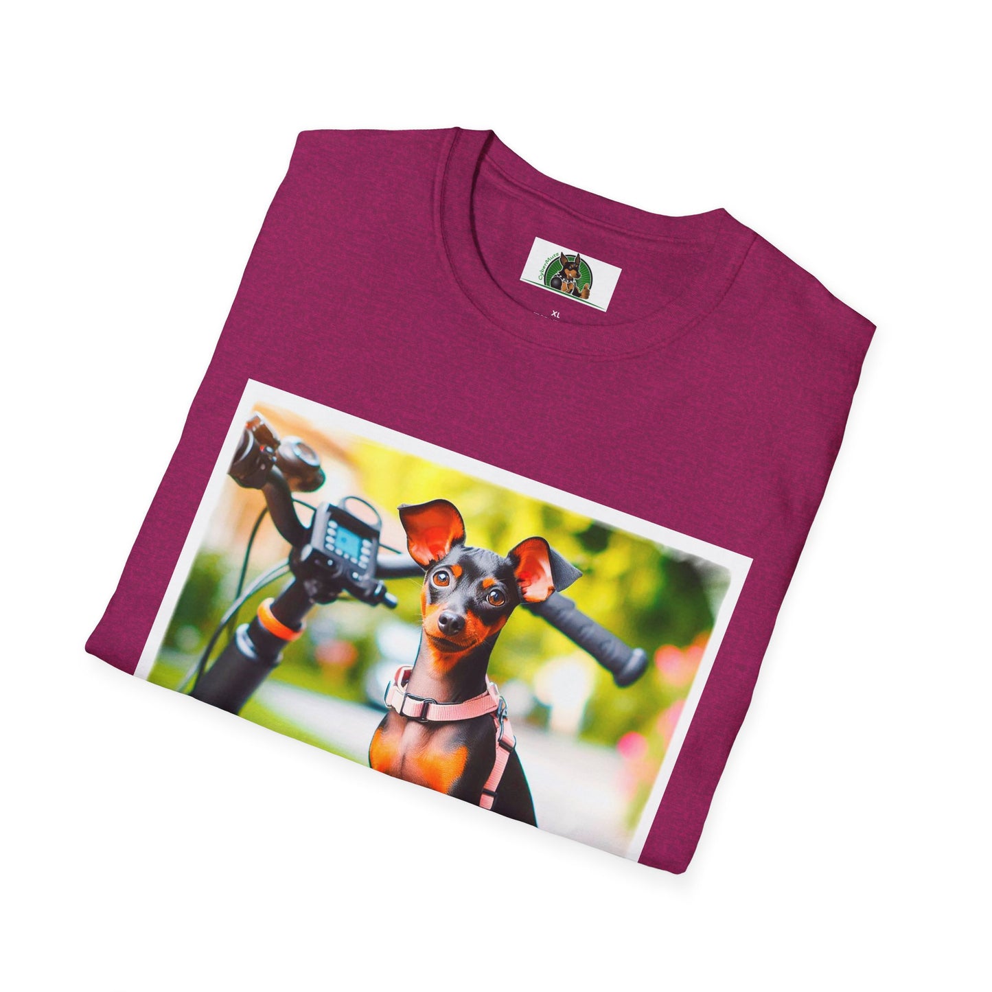 Min Pin T-Shirt bike riding