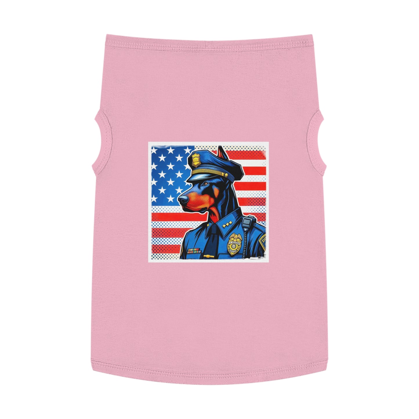 Pet Tank Top Doberman war cop t shirt Pets Printify XL Pink