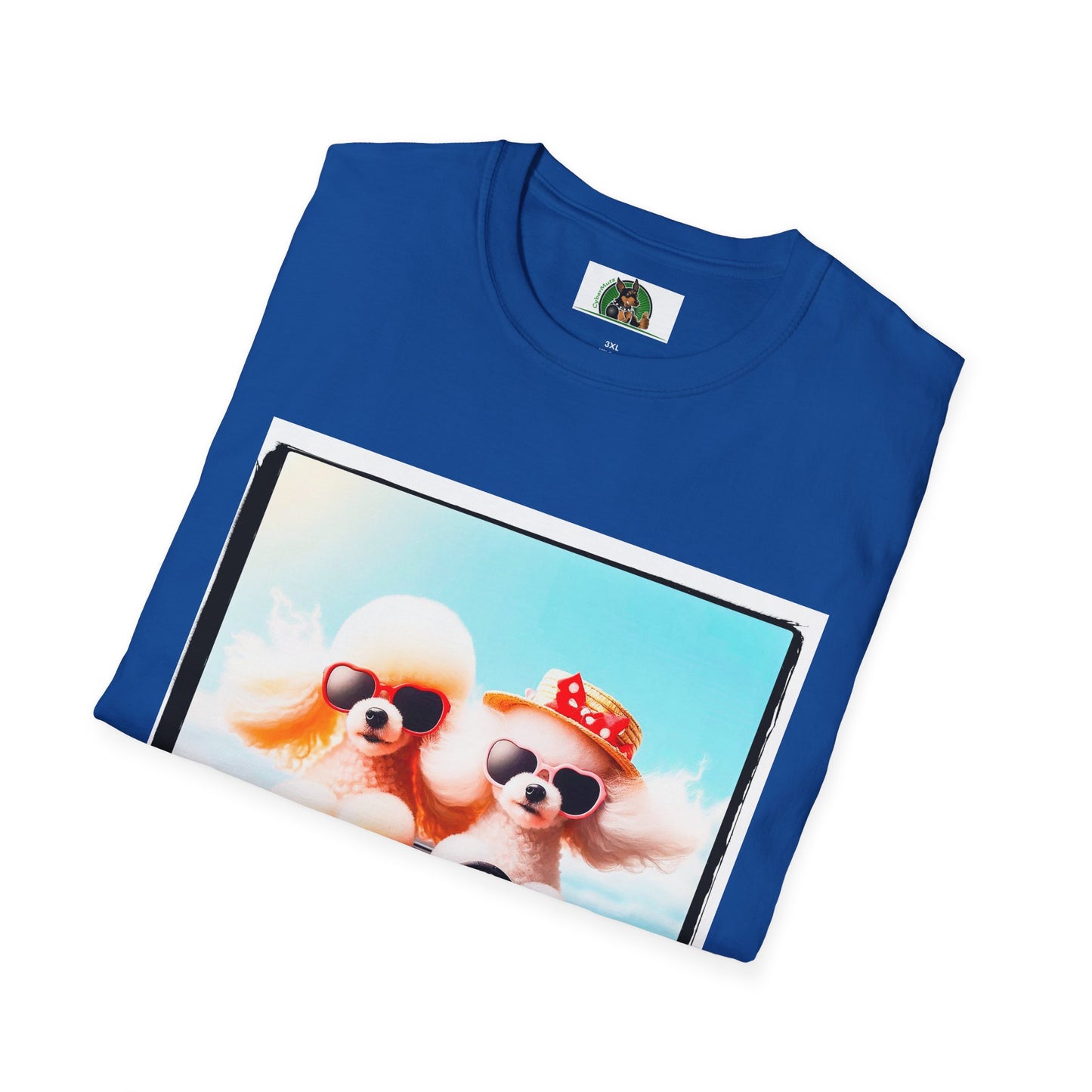 Wacky Poodle driving fun shirt T-Shirt Printify