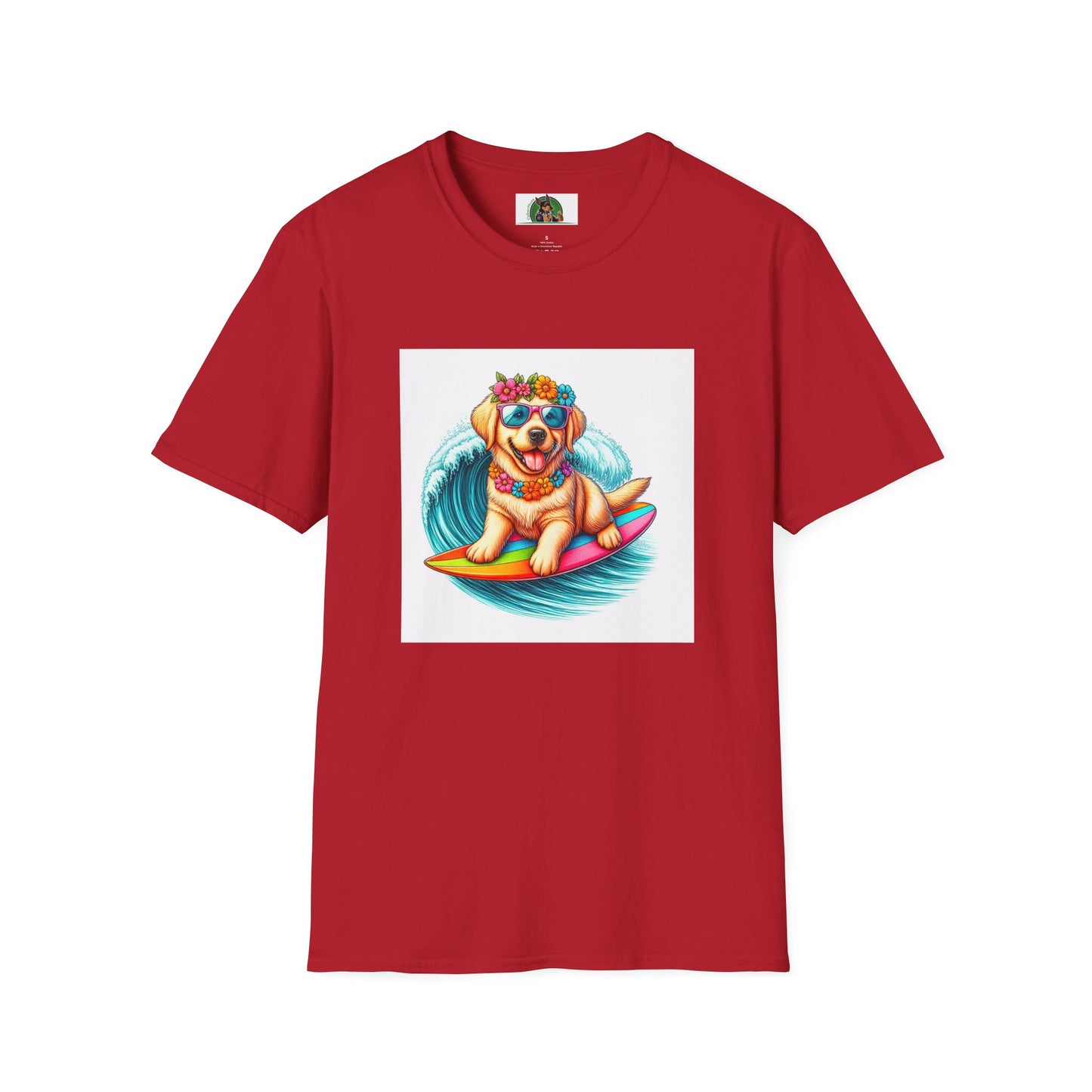 Labrador Retriever T-Shirt Printify S Cherry Red