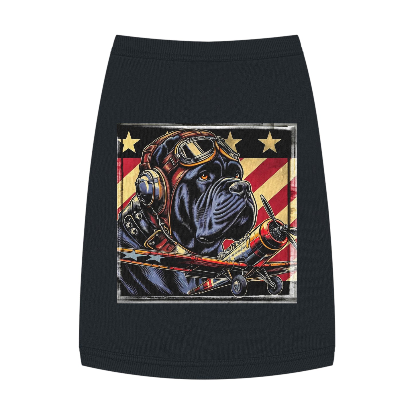 Pet Tank Top Cane Corso Pilot Pets Printify