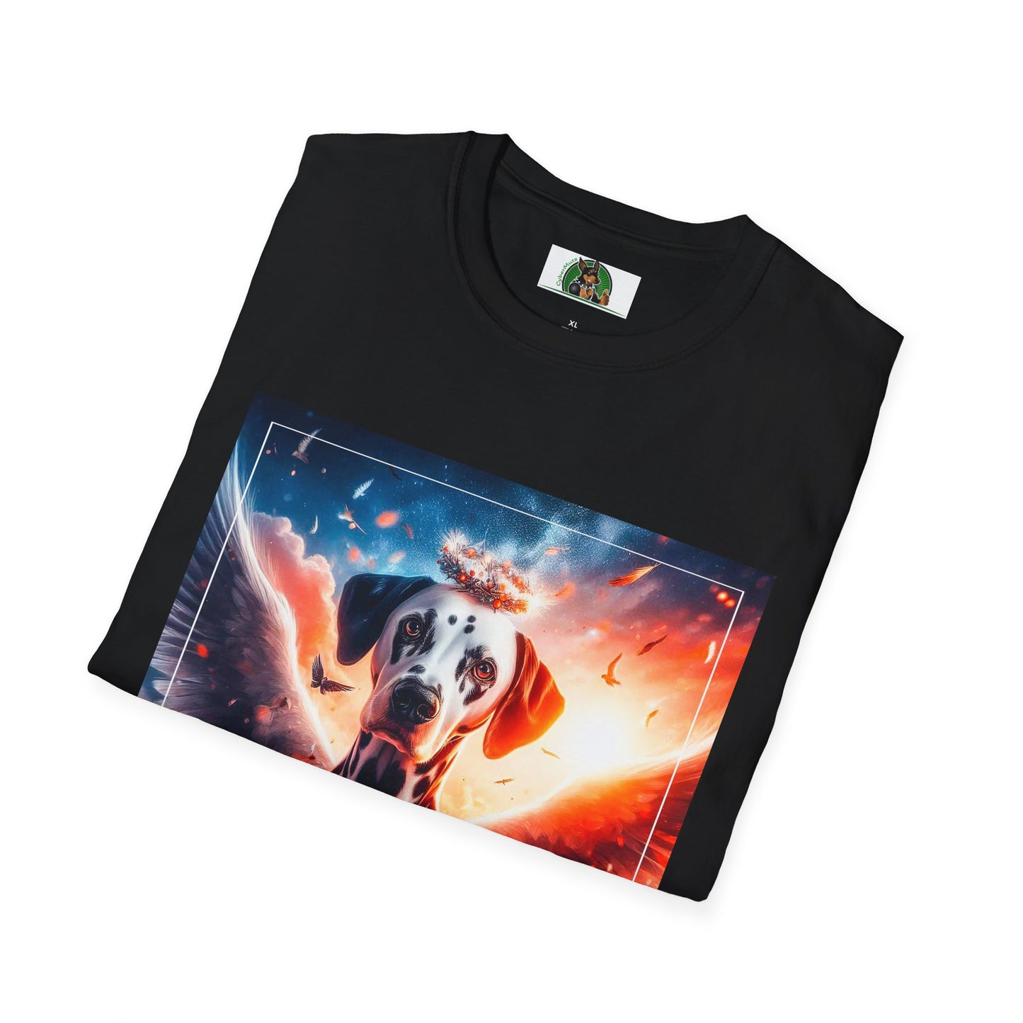 Dalmatian heavenly angel t shirt T-Shirt Printify