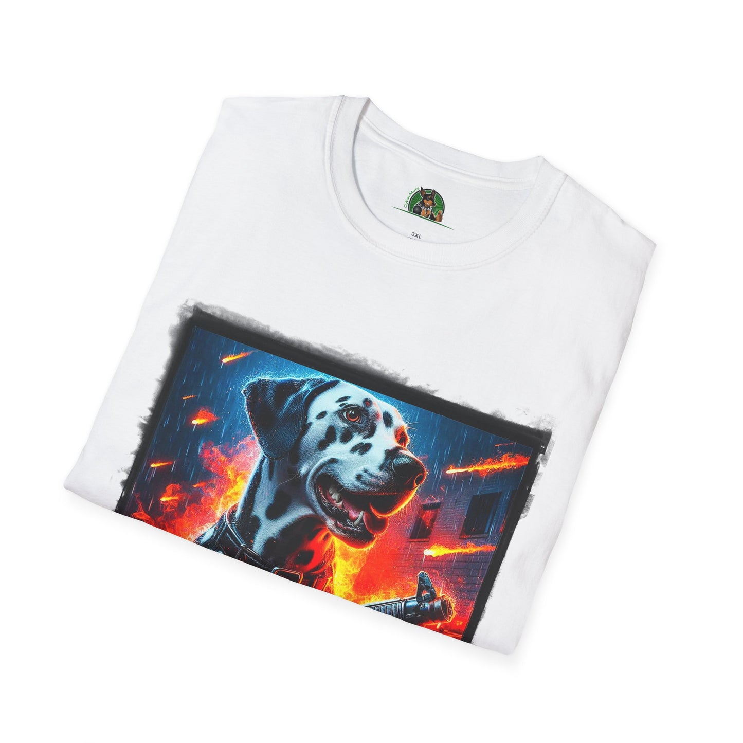 Dalmatian war hero t shirt T-Shirt Printify