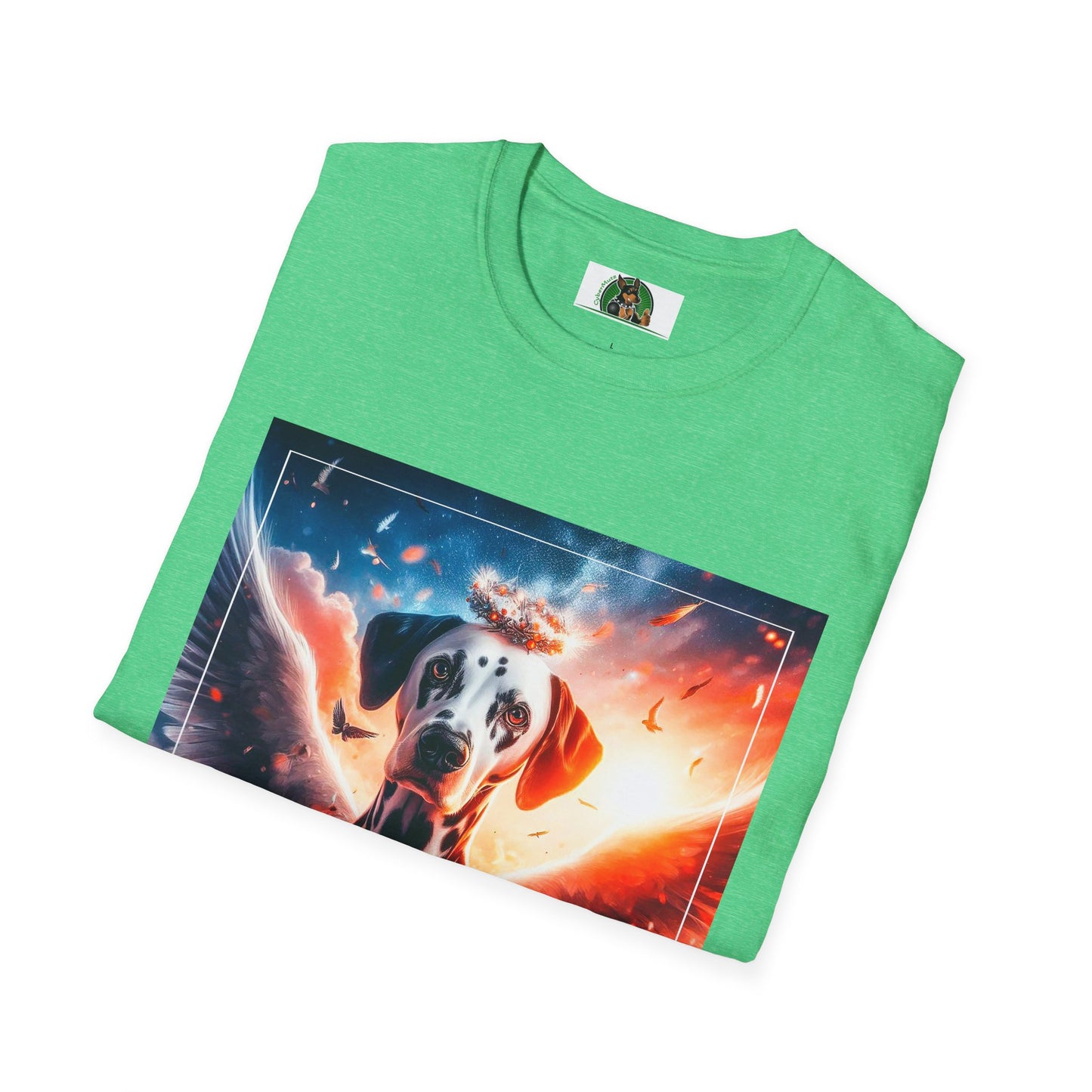 Dalmatian heavenly angel t shirt