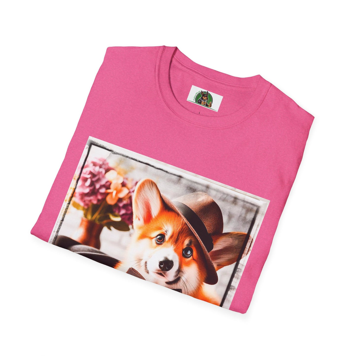 Pembroke Welsh Corgi pretty bow tie shirt