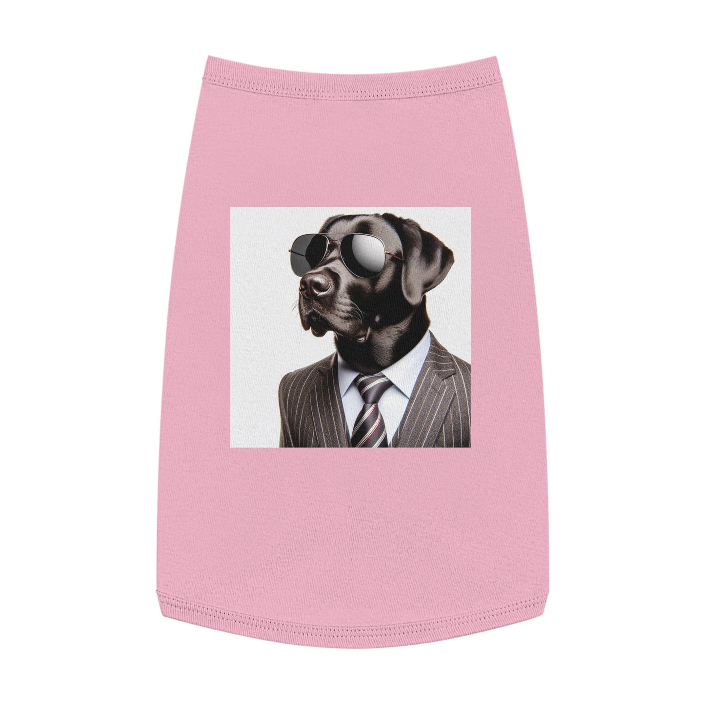 Labrador Retriever serious professional shirt Pets Printify L Pink
