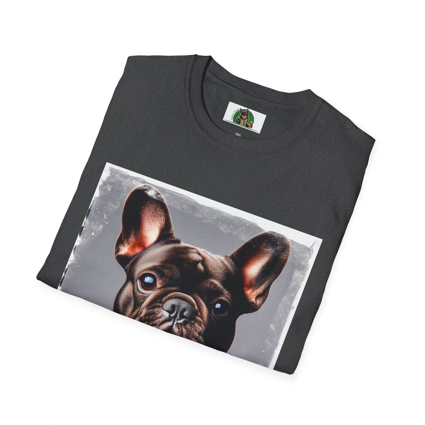 French Bulldog smart businessman T-Shirt Printify
