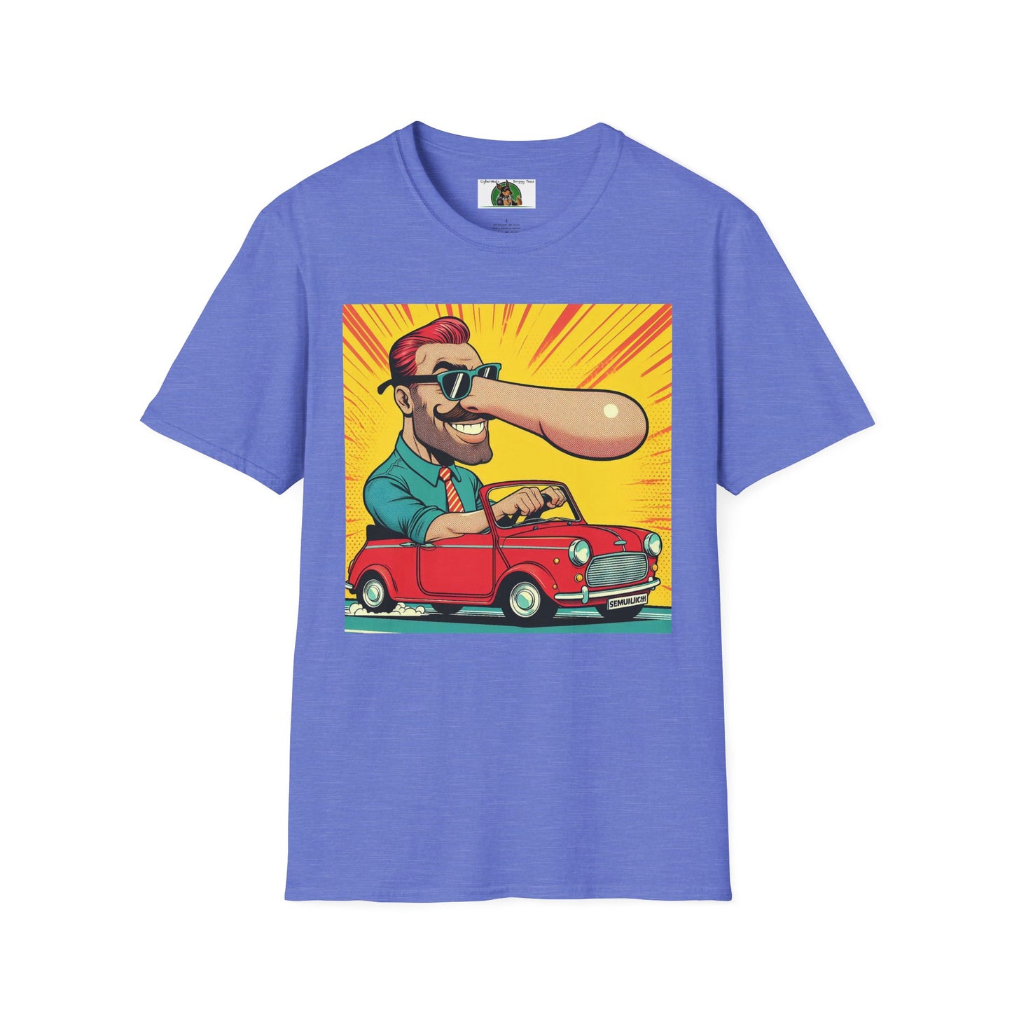 Nasal Wacky Dude T-Shirt Printify Heather Royal S