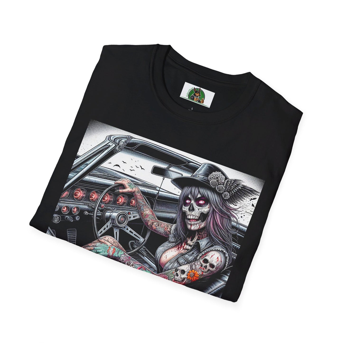 Zombie Girl T-Shirt Printify