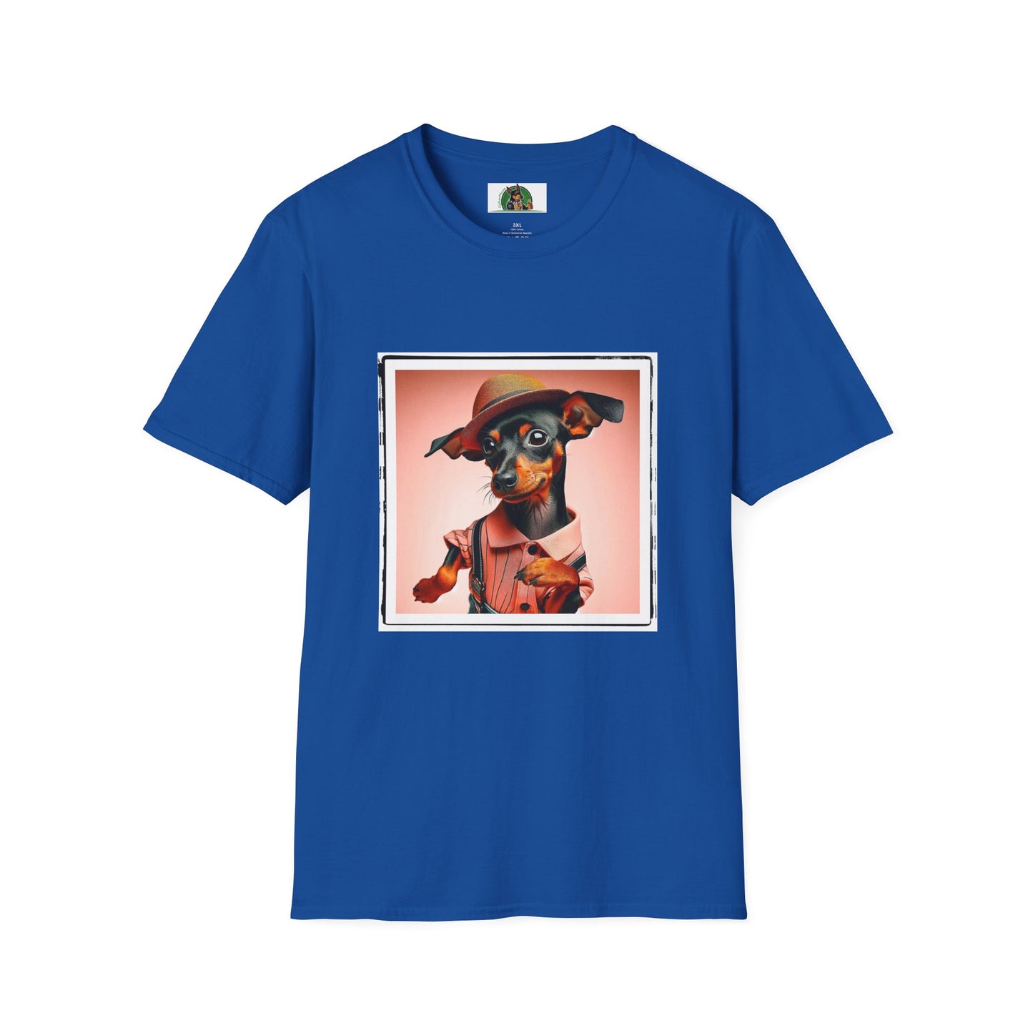 Min Pin T-Shirt dancing man T-Shirt Printify XS Royal