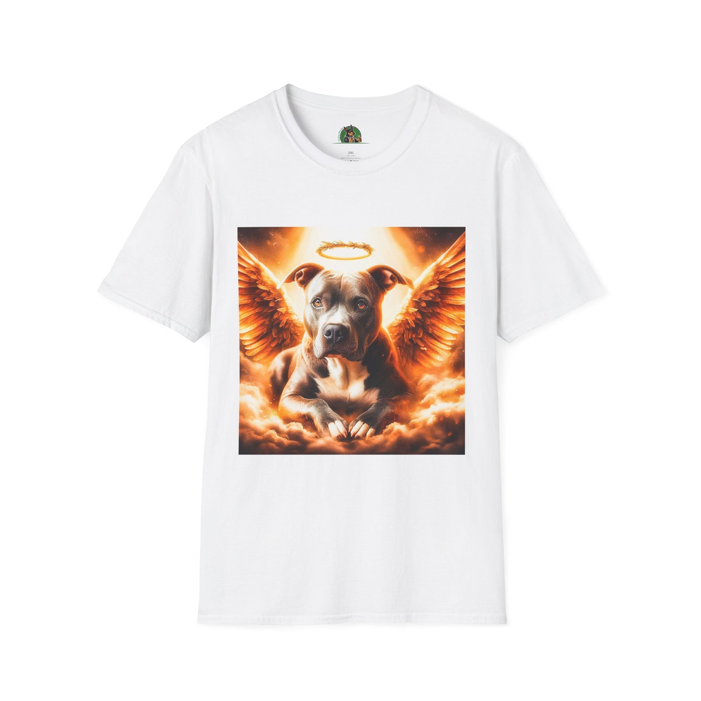Pit Bull heavenly Angel shirt T-Shirt Printify XS White
