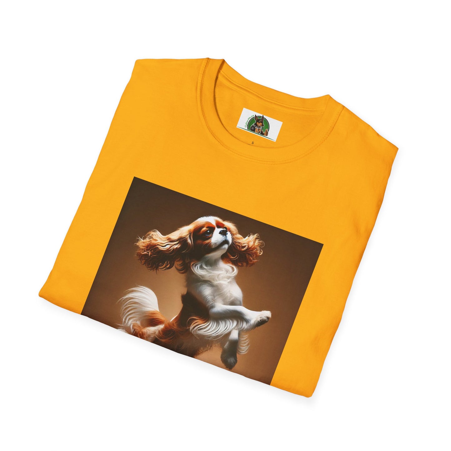 Dog Lover T-Shirt - Dancing Dog Cavalier King Charles Spaniel