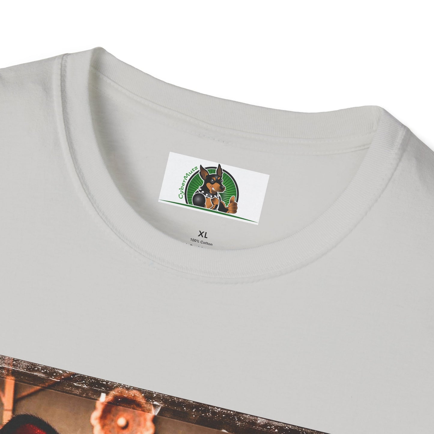 Min Pin T-Shirt hippie dude