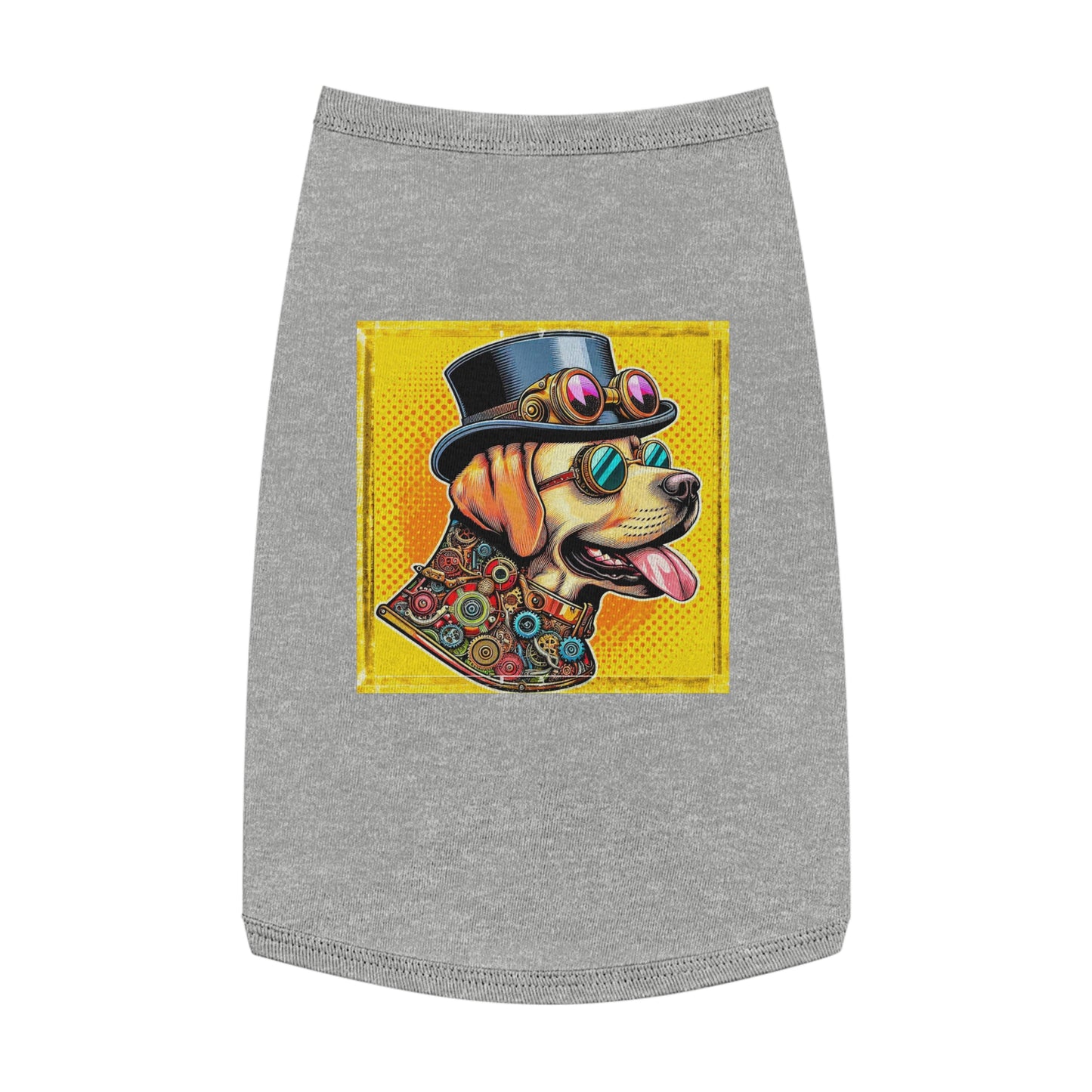 Labrador Retriever steam punk cutie Pets Printify L Heather