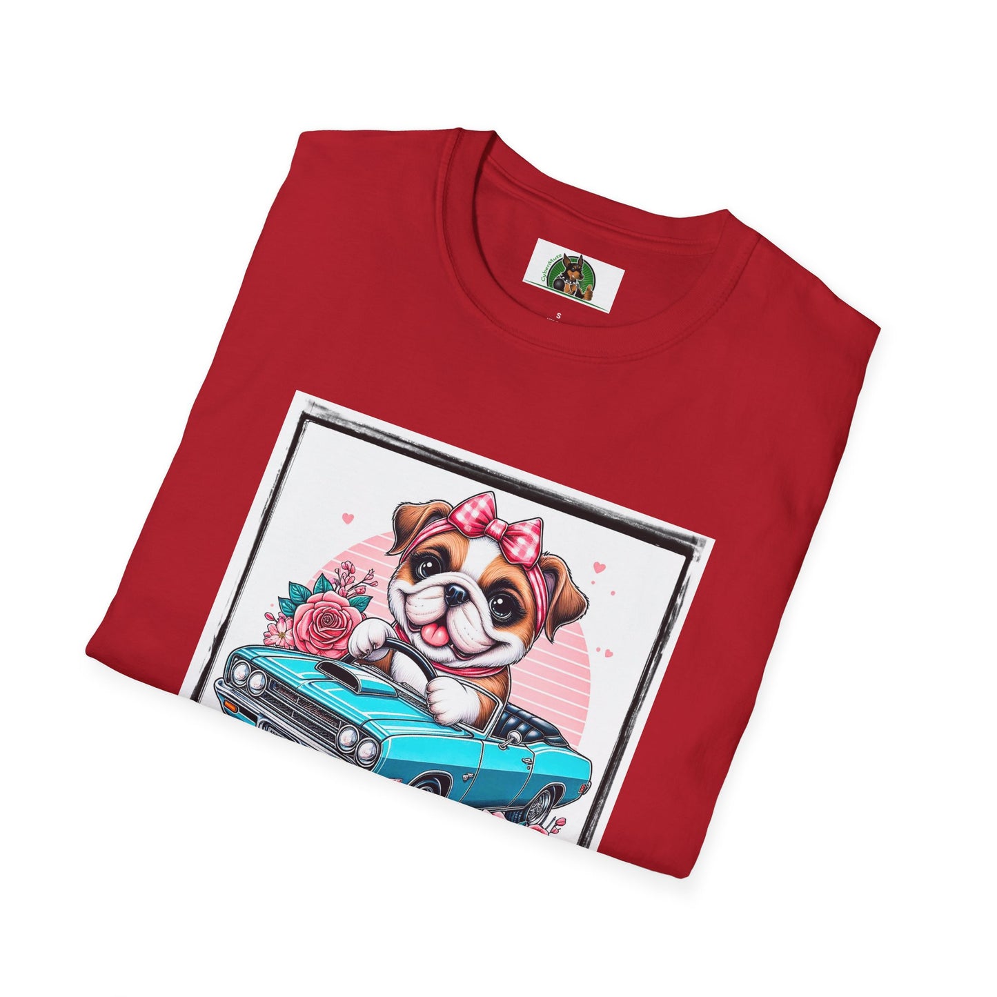 Wacky Bulldog baby driver t shirt