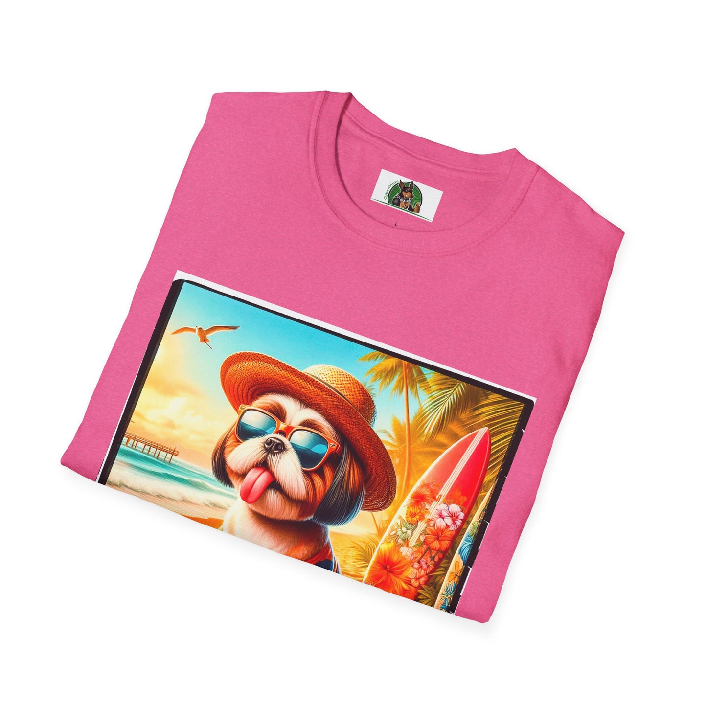 Shih Tzu beach babe shirt