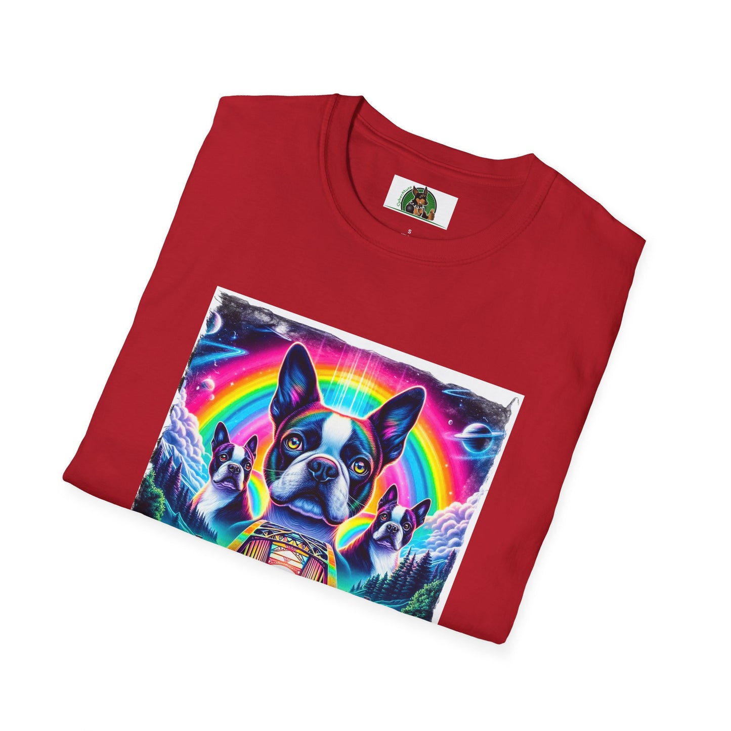 Boston Terriers Rainbow Bridge T-Shirt