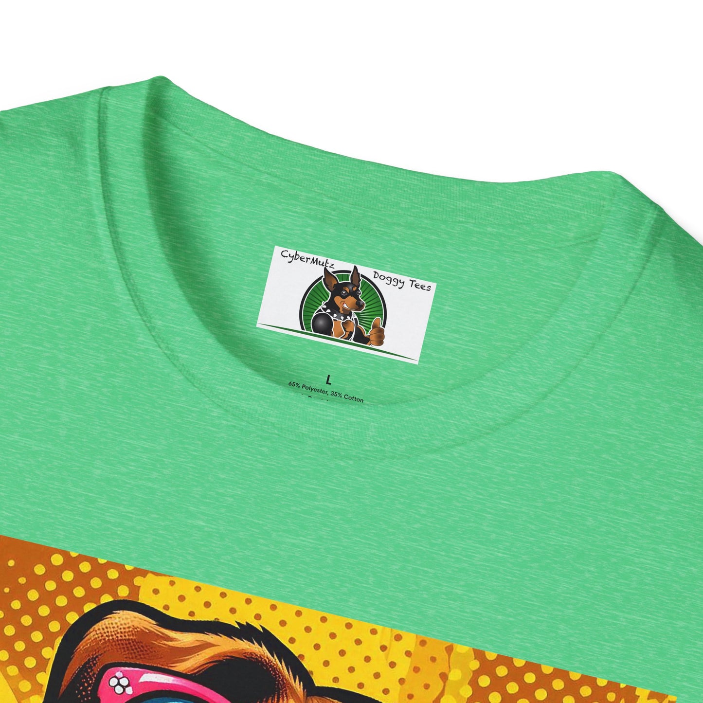 Wacky Surfer Dog T-Shirt Printify