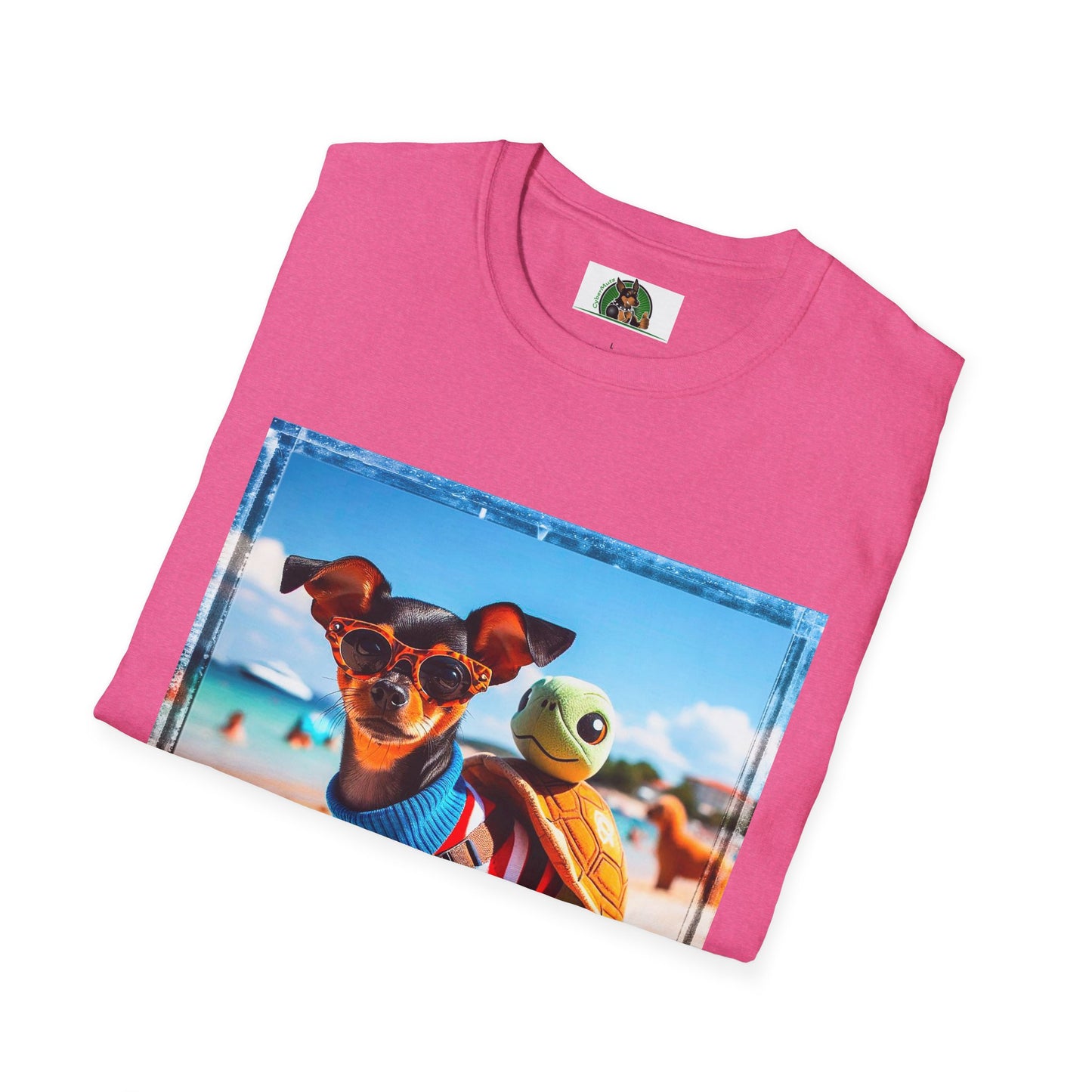 Min Pin T-Shirt beach day