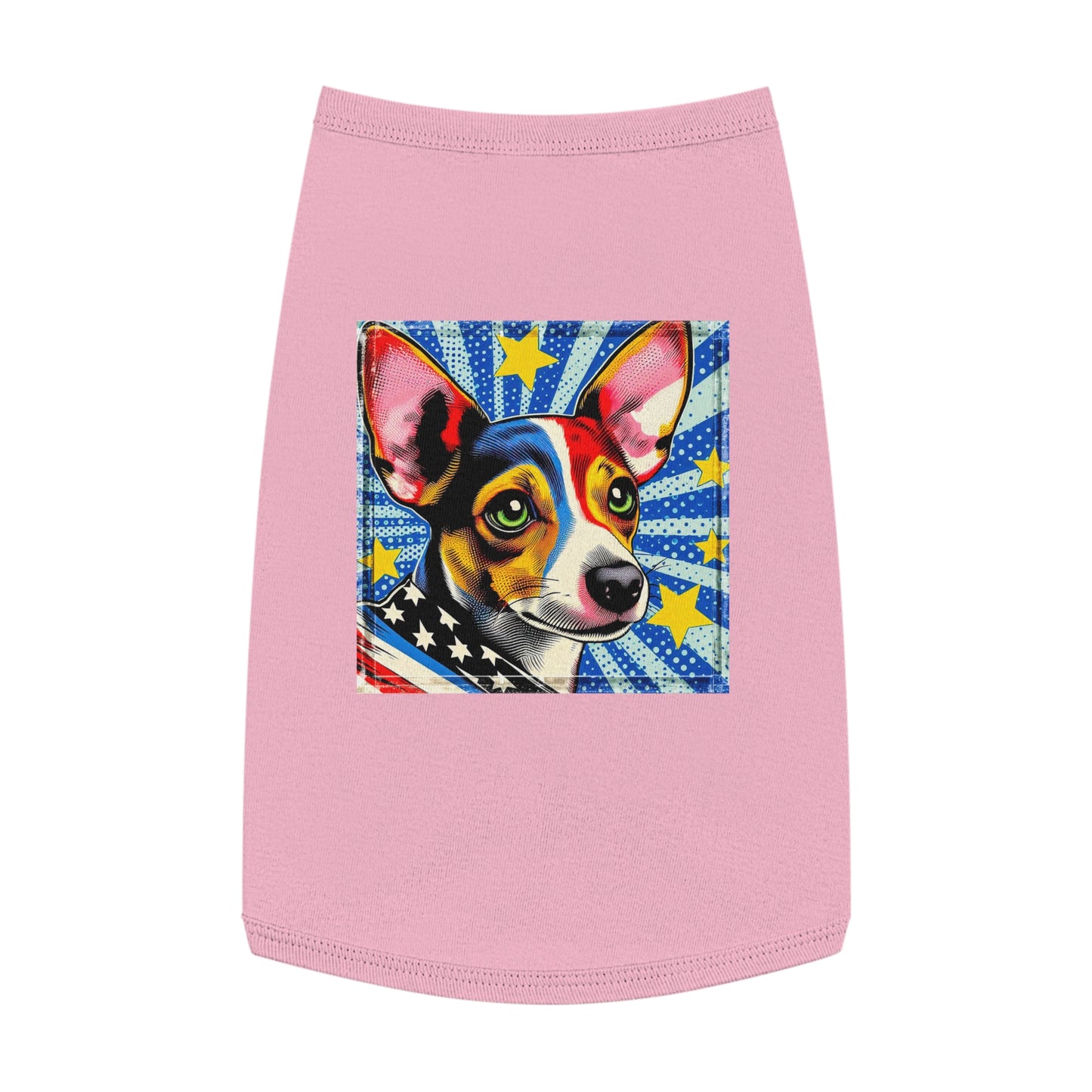 Pet Tank Top Rat Terrier American cutie Pets Printify L Pink