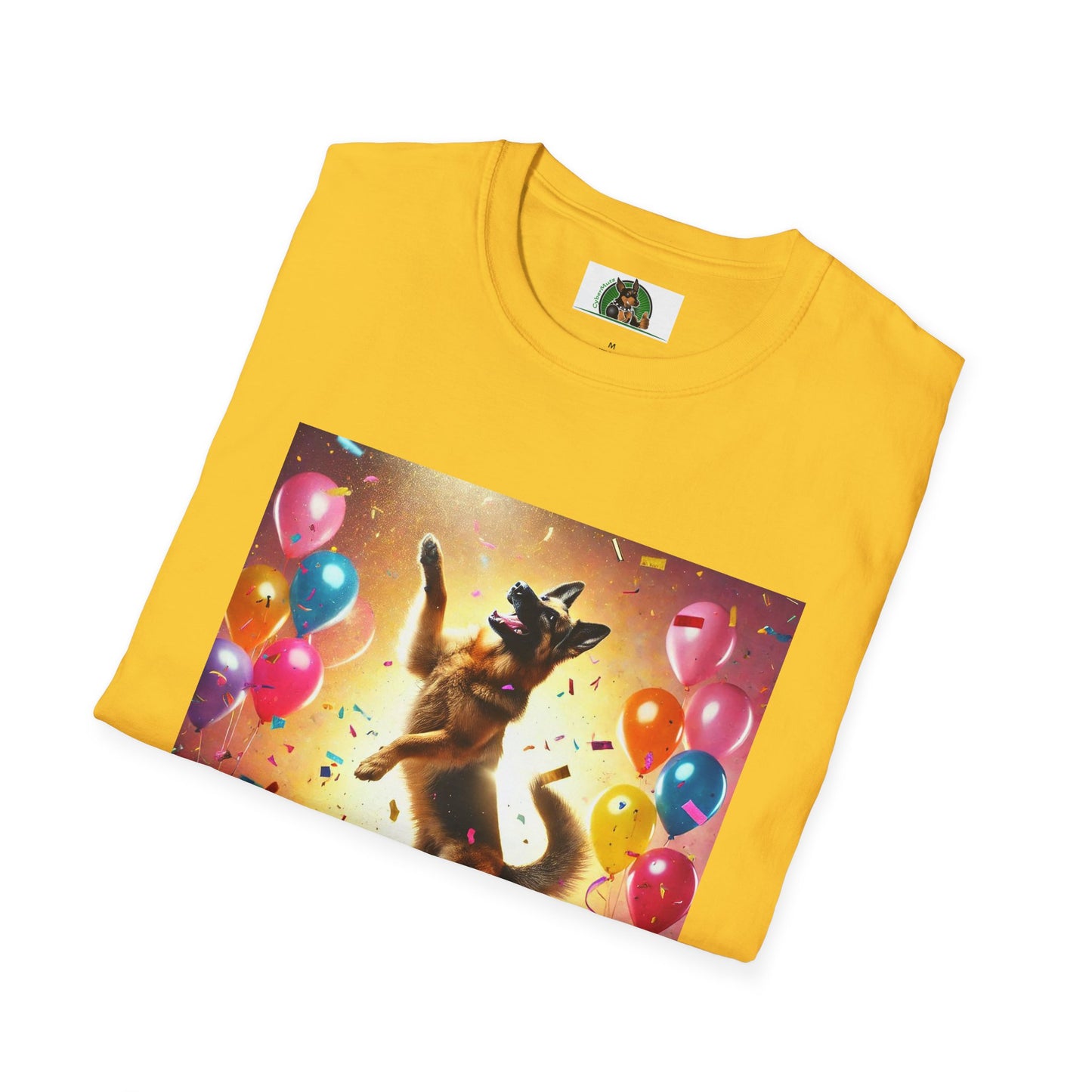 German Shepherd T-Shirt - Dancing Dog Design