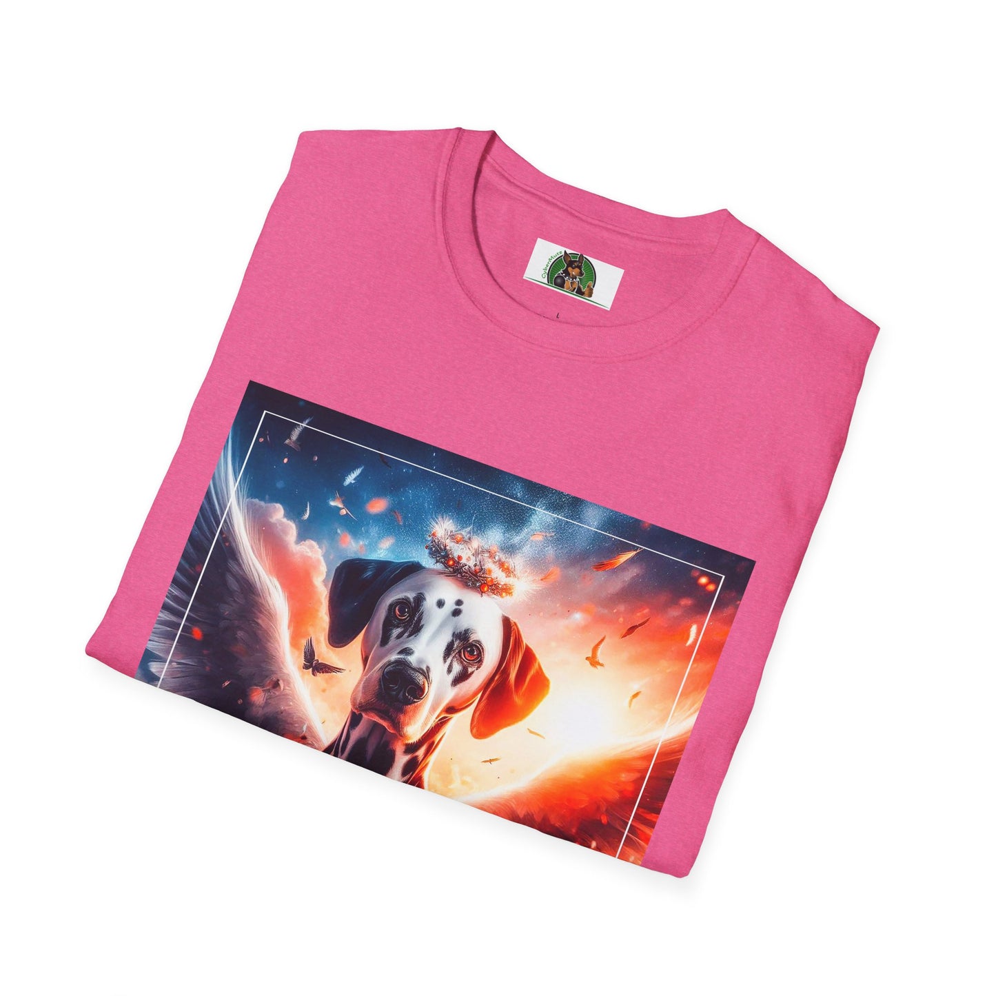 Dalmatian heavenly angel t shirt
