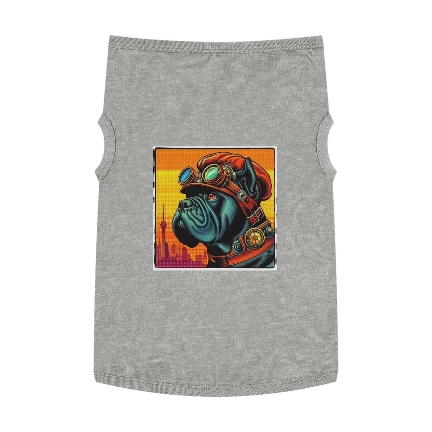 Pet Tank Top Cane Corso Steampunk Pets Printify XL Heather