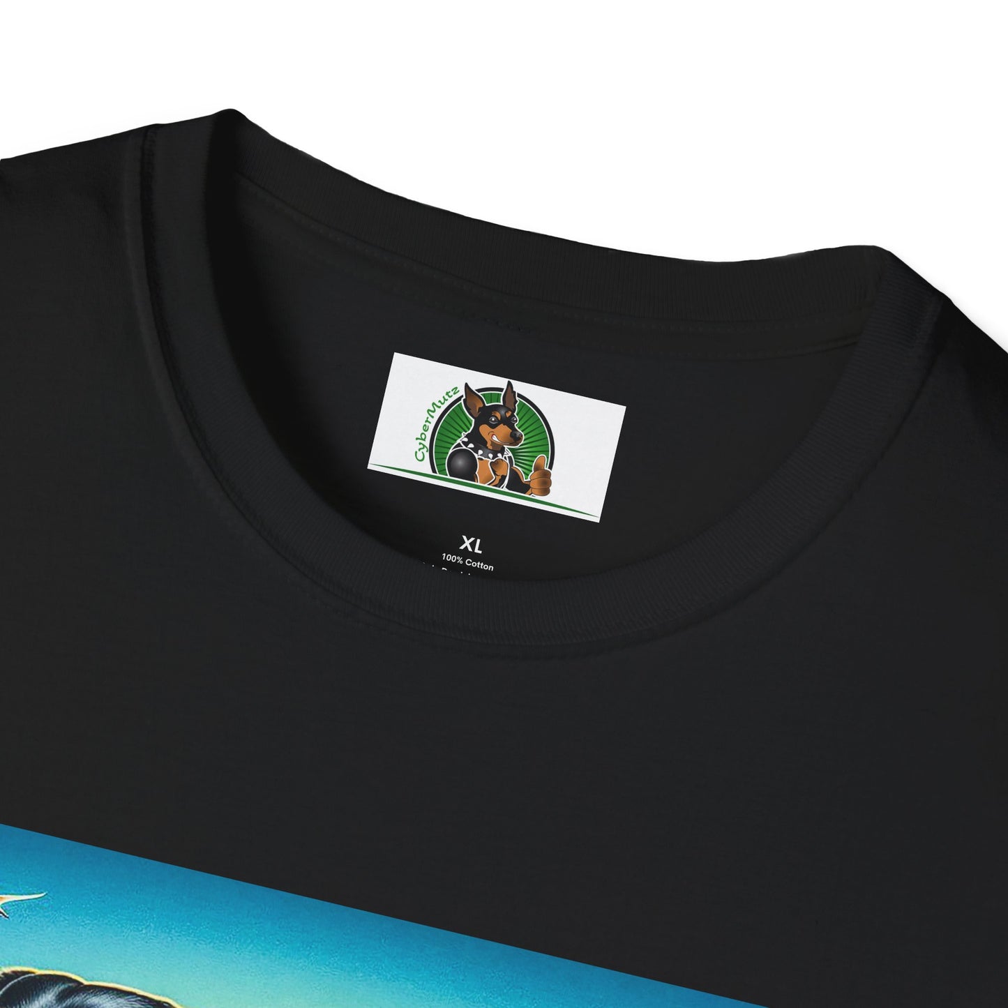 Dachshund car driving t shirt T-Shirt Printify