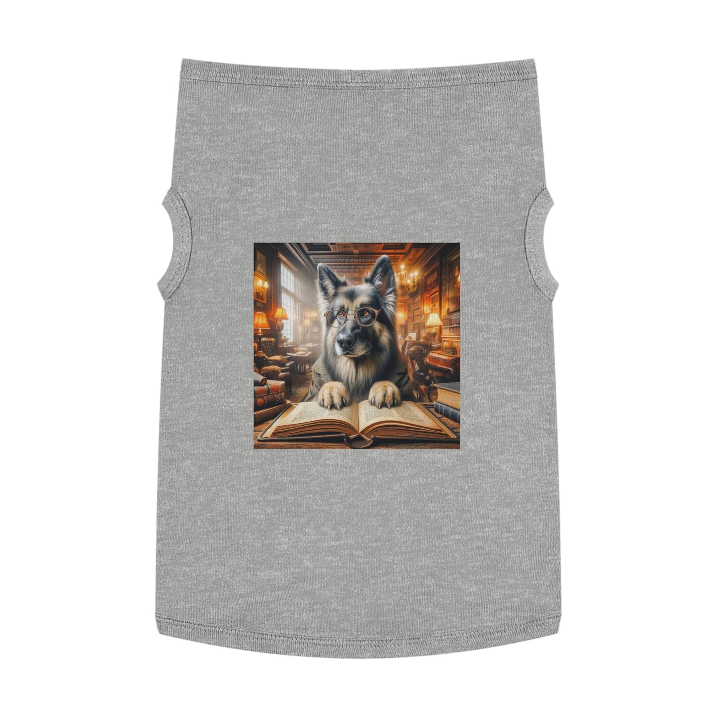 Pet Tank Top German Shepherd Pets Printify XL Heather