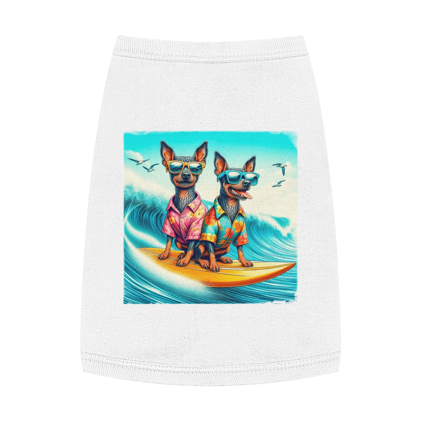 Mexican Hairless surfimg cutie shirt Pets Printify M White