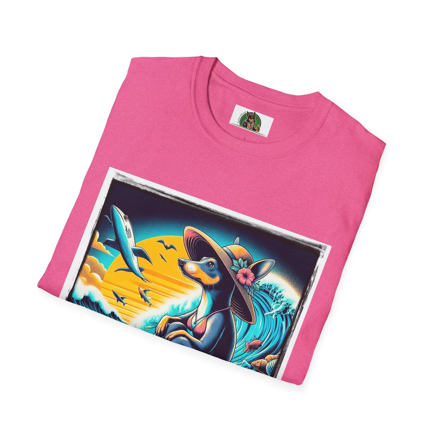 Rat Terrier T-Shirt surfer girl